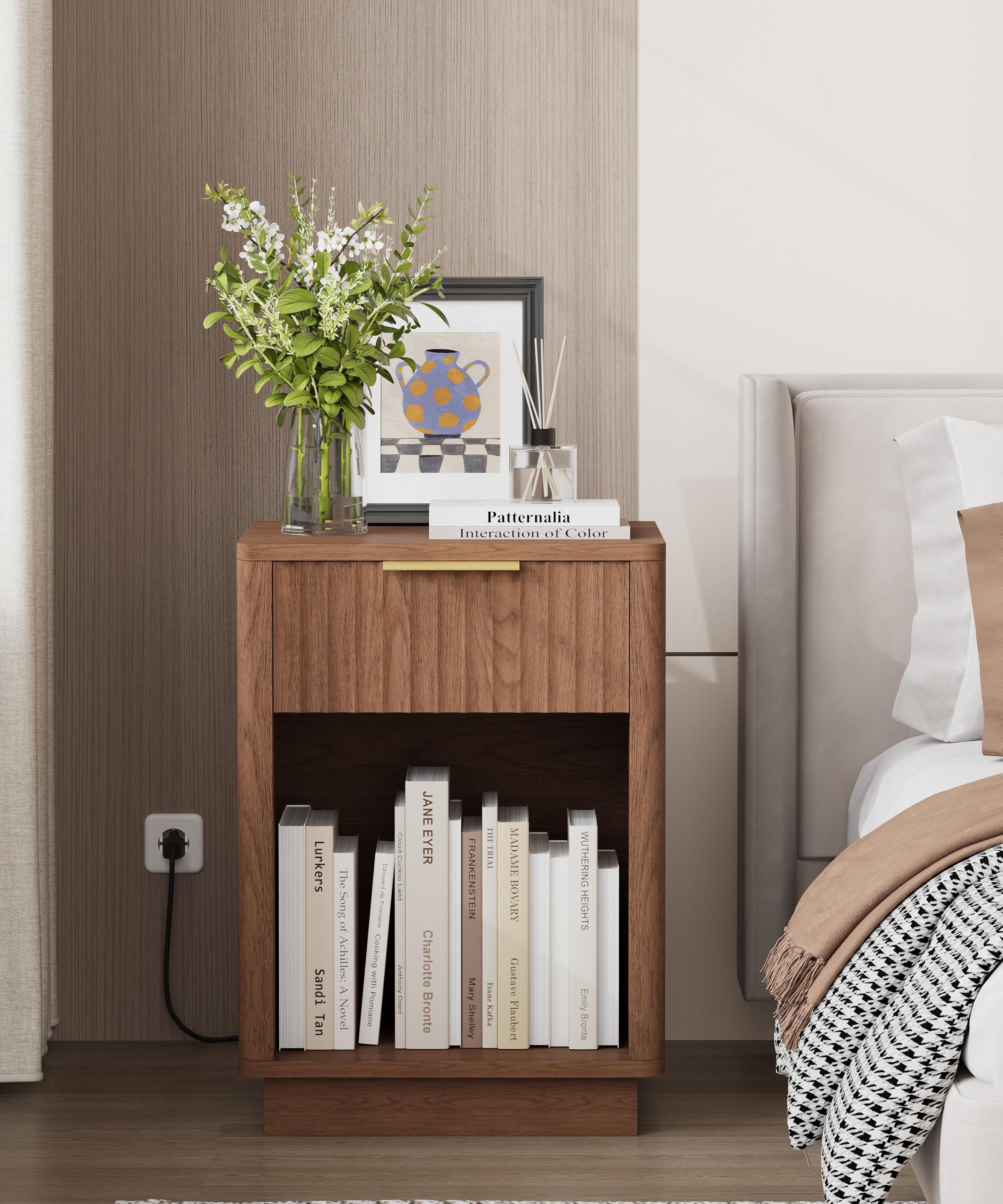 1787526438_jB69HFz8 Fluted Nightstands zestaw z ładowanie stacja i lampa LED