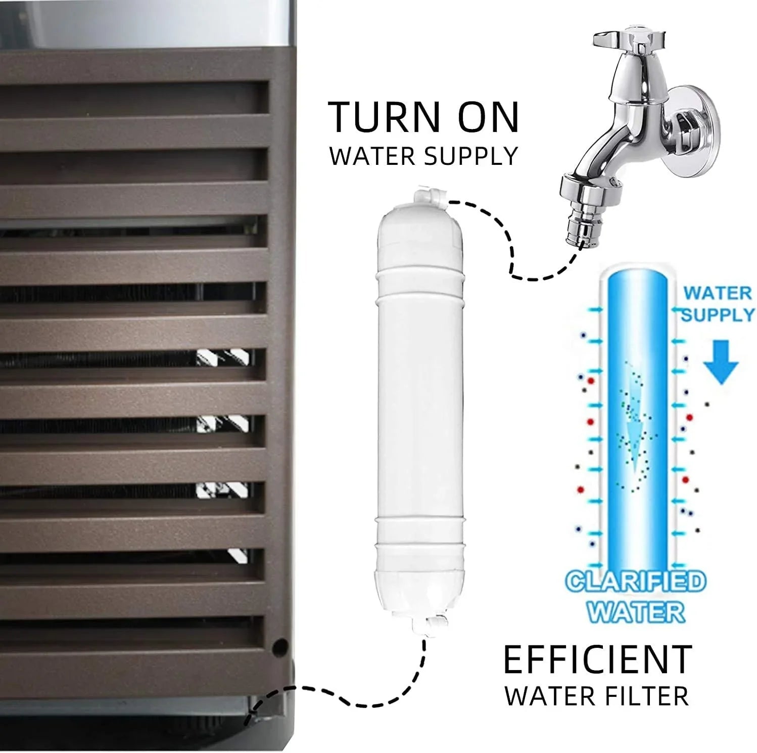 1787529499_r4Bfv5e9 Komercyjny lodu z 110LBS/24H stal nierdzewna Free-standing lodu maszyna Maker powietrza Cooling lodu