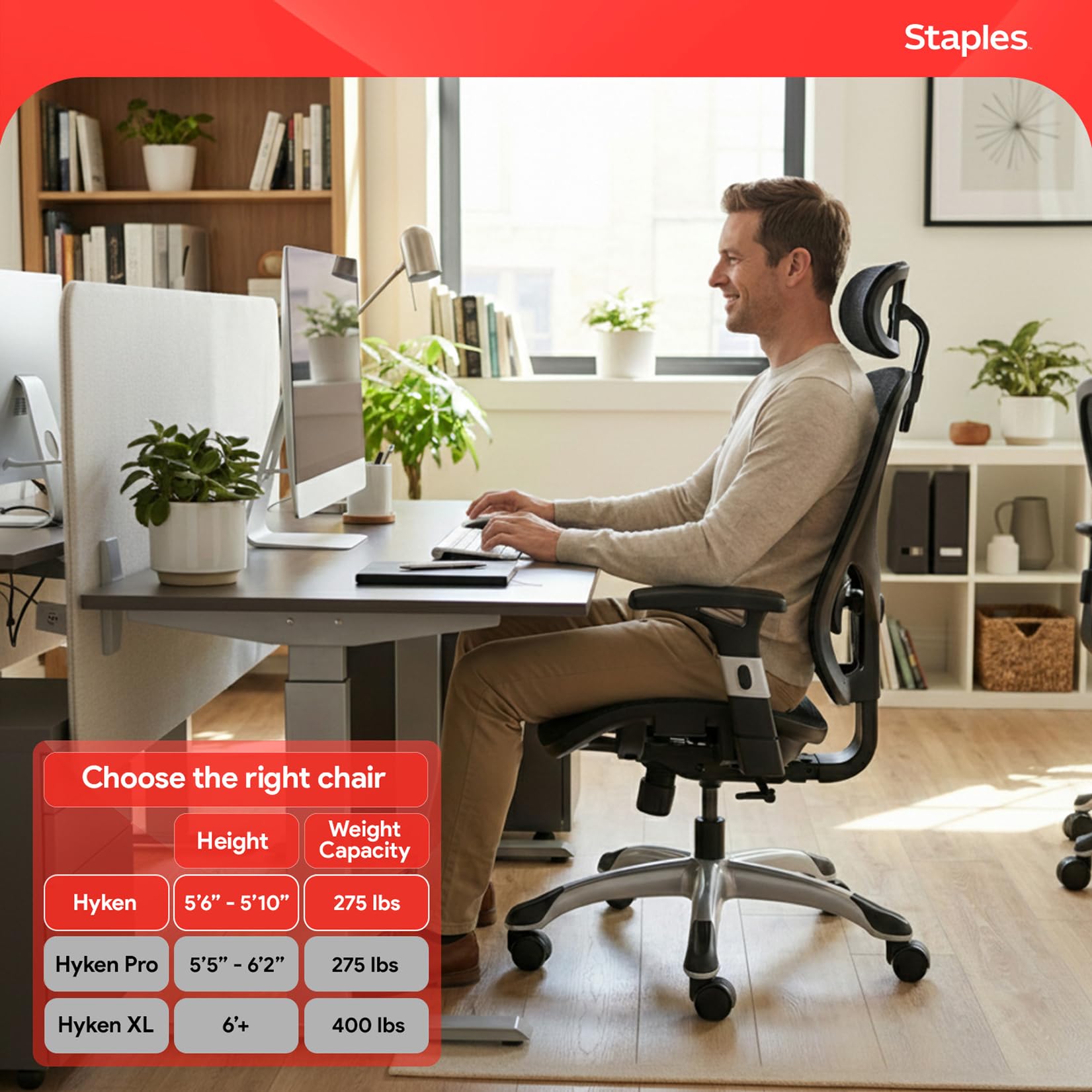 Hyken ergonomiczny siatka Task krzeslo z Lumbar Support