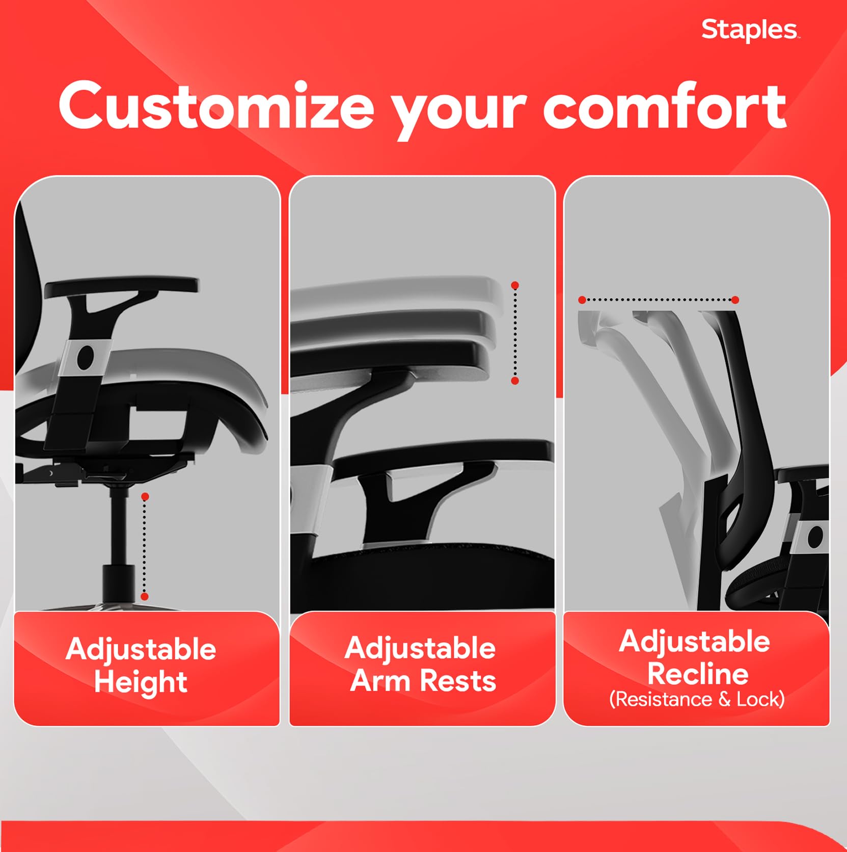 Hyken ergonomiczny siatka Task krzeslo z Lumbar Support