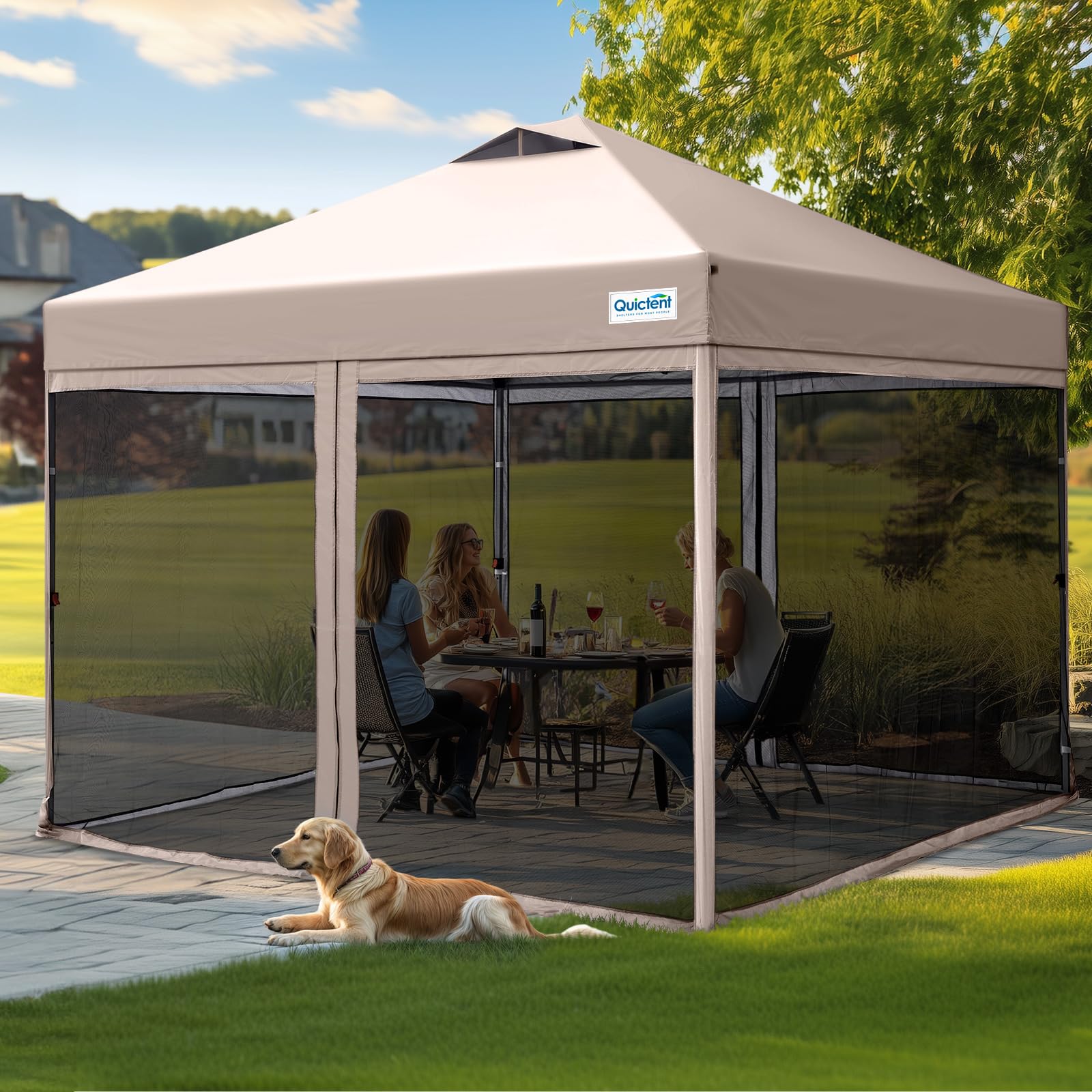 Zadaszenie, 10-ftx10' Pop Up, namiot z Mosquito Netting