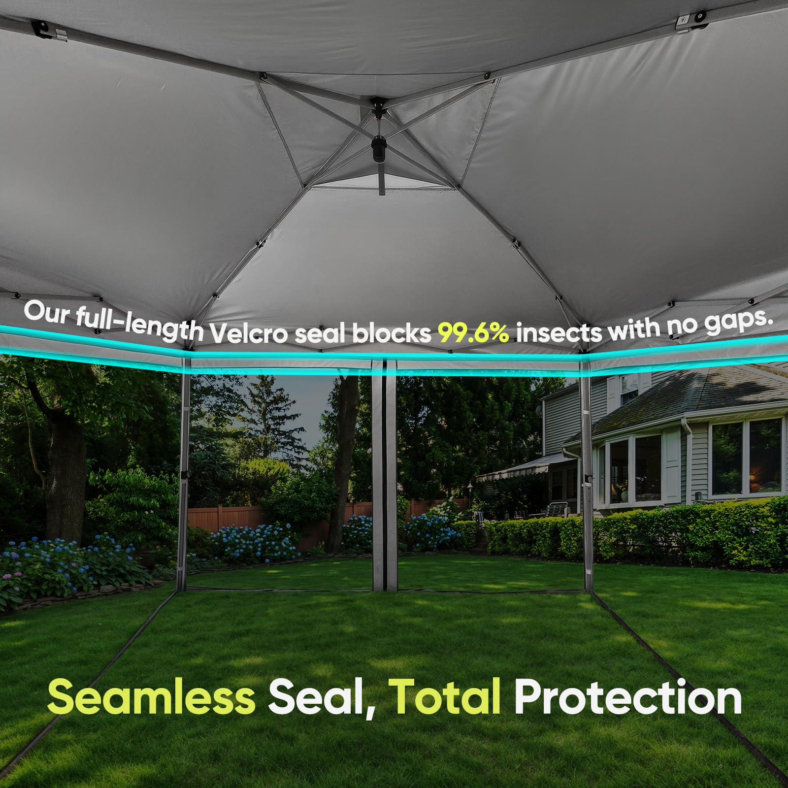 Zadaszenie, 10-ftx10' Pop Up, namiot z Mosquito Netting