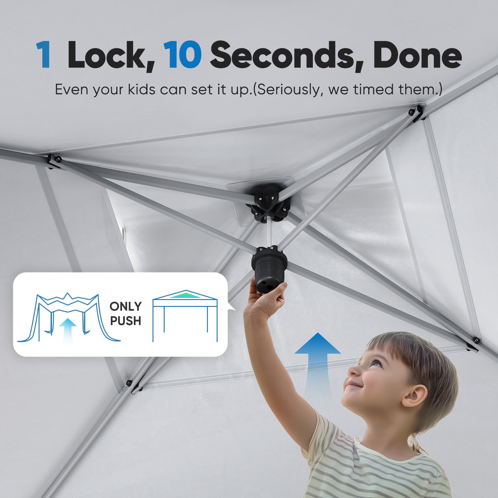 Zadaszenie, 10-ftx10' Pop Up, namiot z Mosquito Netting