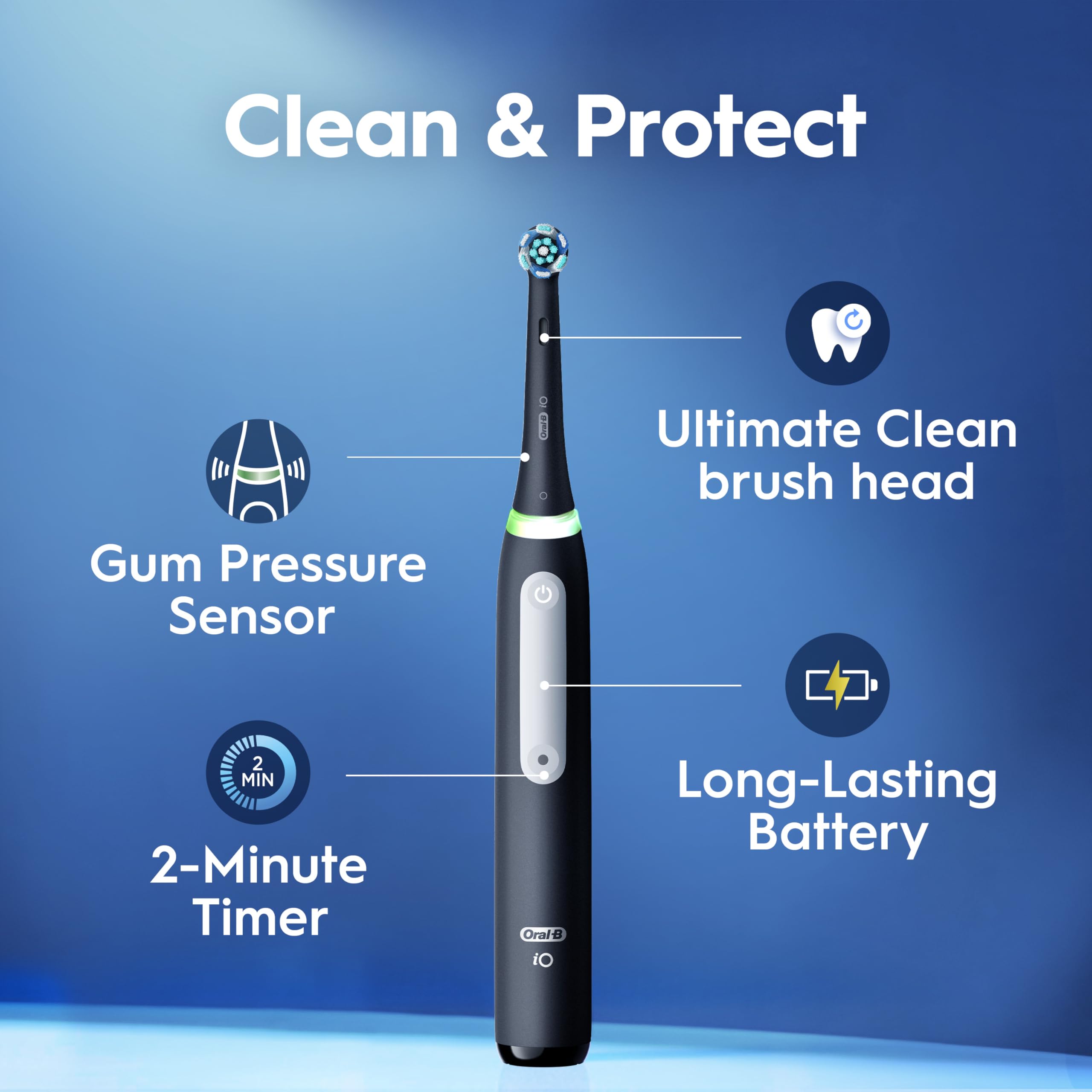 Io seria 3 elektryczny Toothbrush, gleboki Clean, 3 Modes