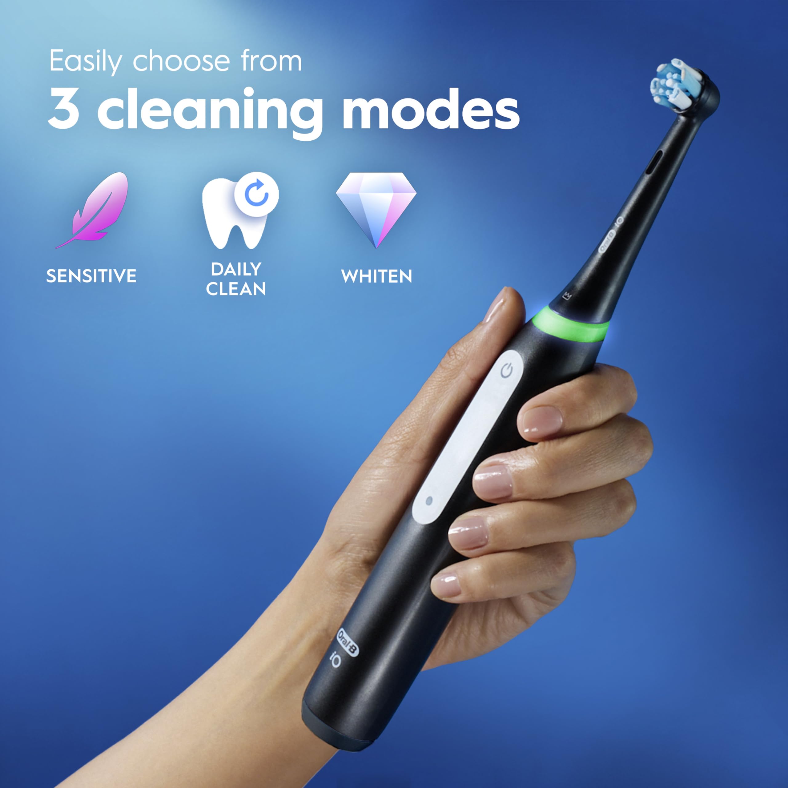 Io seria 3 elektryczny Toothbrush, gleboki Clean, 3 Modes