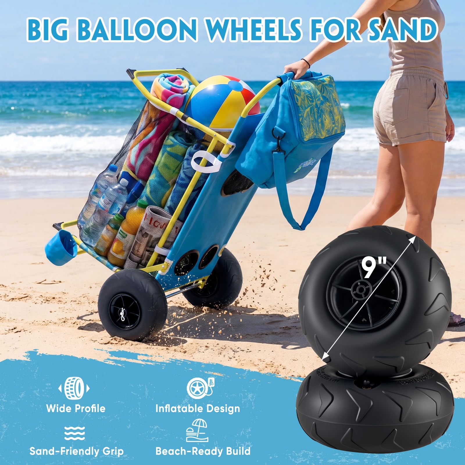 1787542495_Tc7uuuEQ Old Bahama Bay 2-in-1 plazowy wózek z Balloon koła i lodówka turystyczna torba