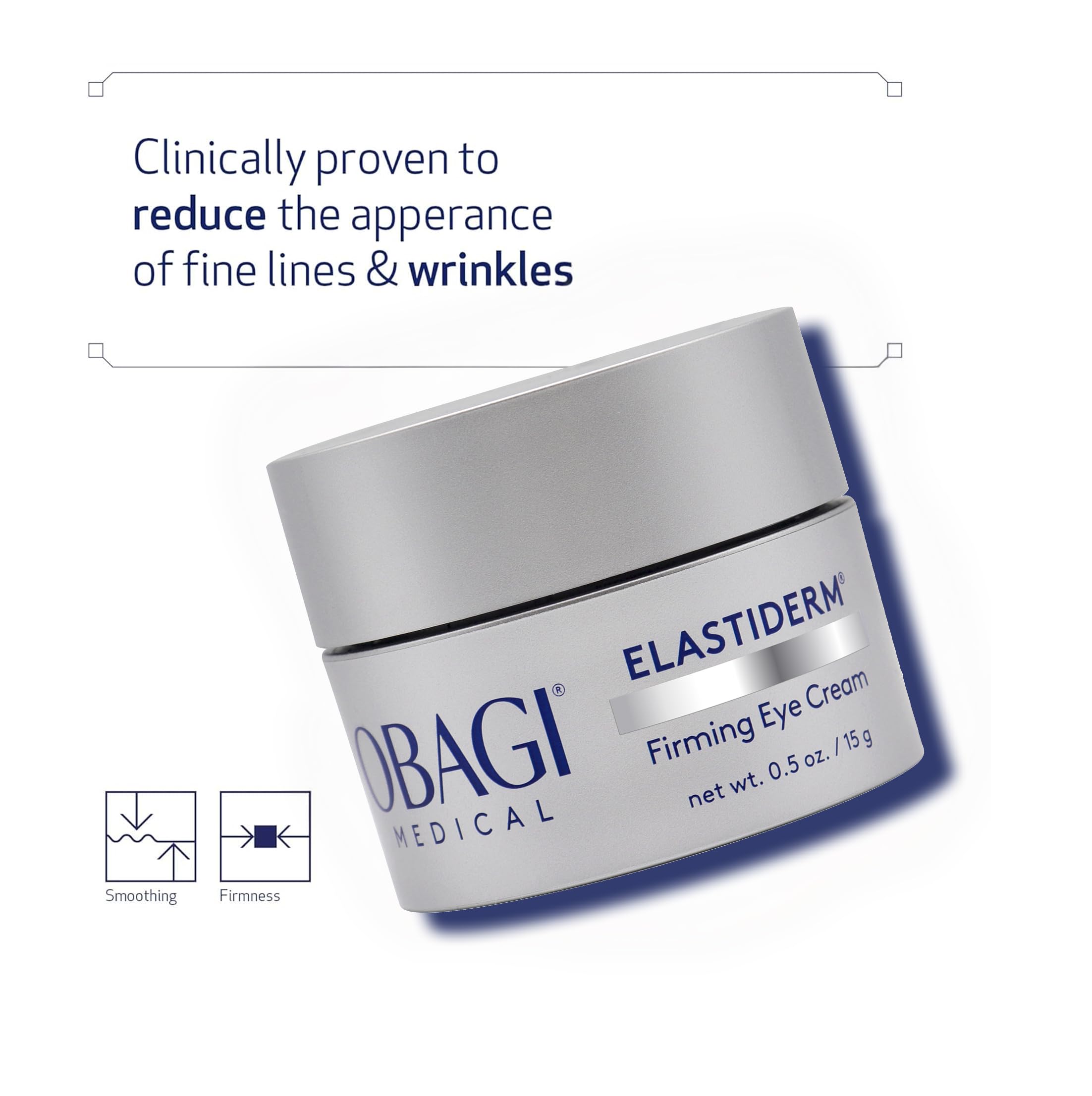 Elastiderm Eye kremowy, lekki Anti-aging Formula