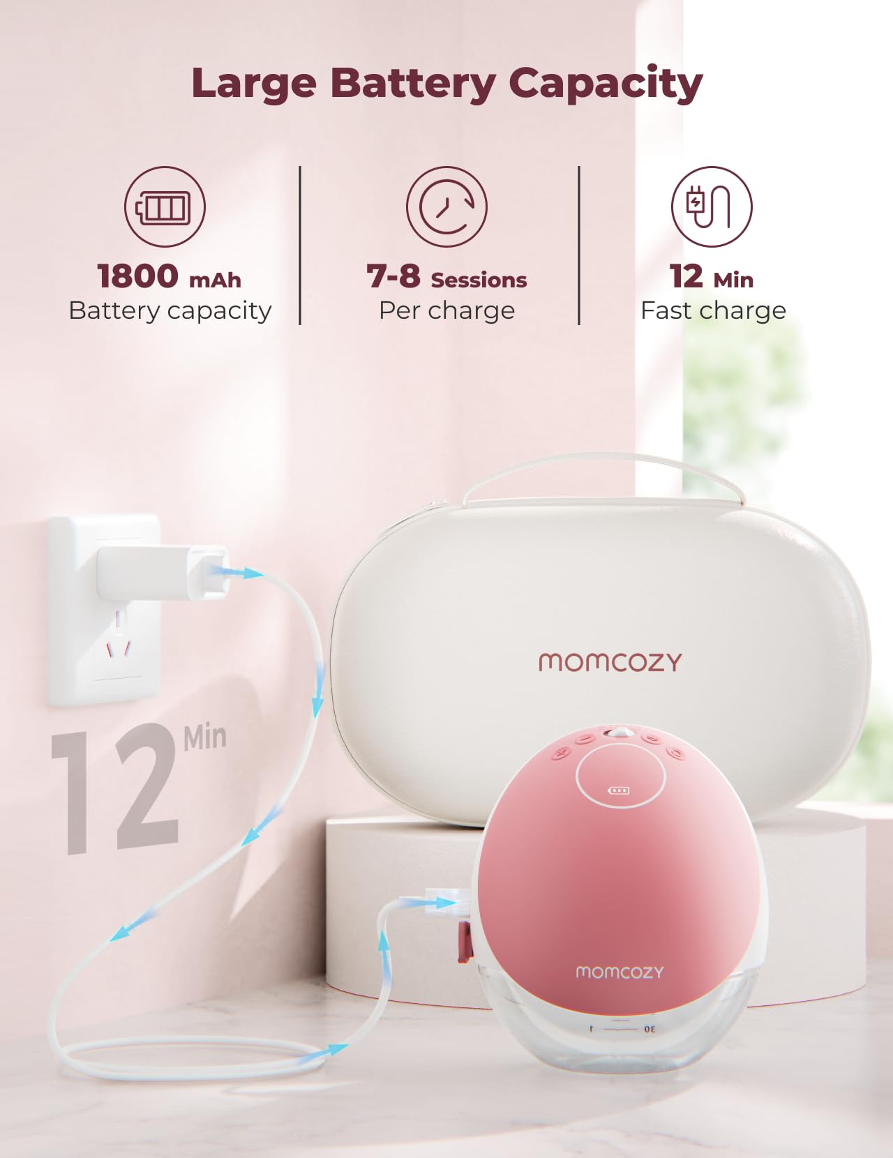 Pompa, Breast, Hands-free mobilny Flow, M9 Discreet 2 pakiet