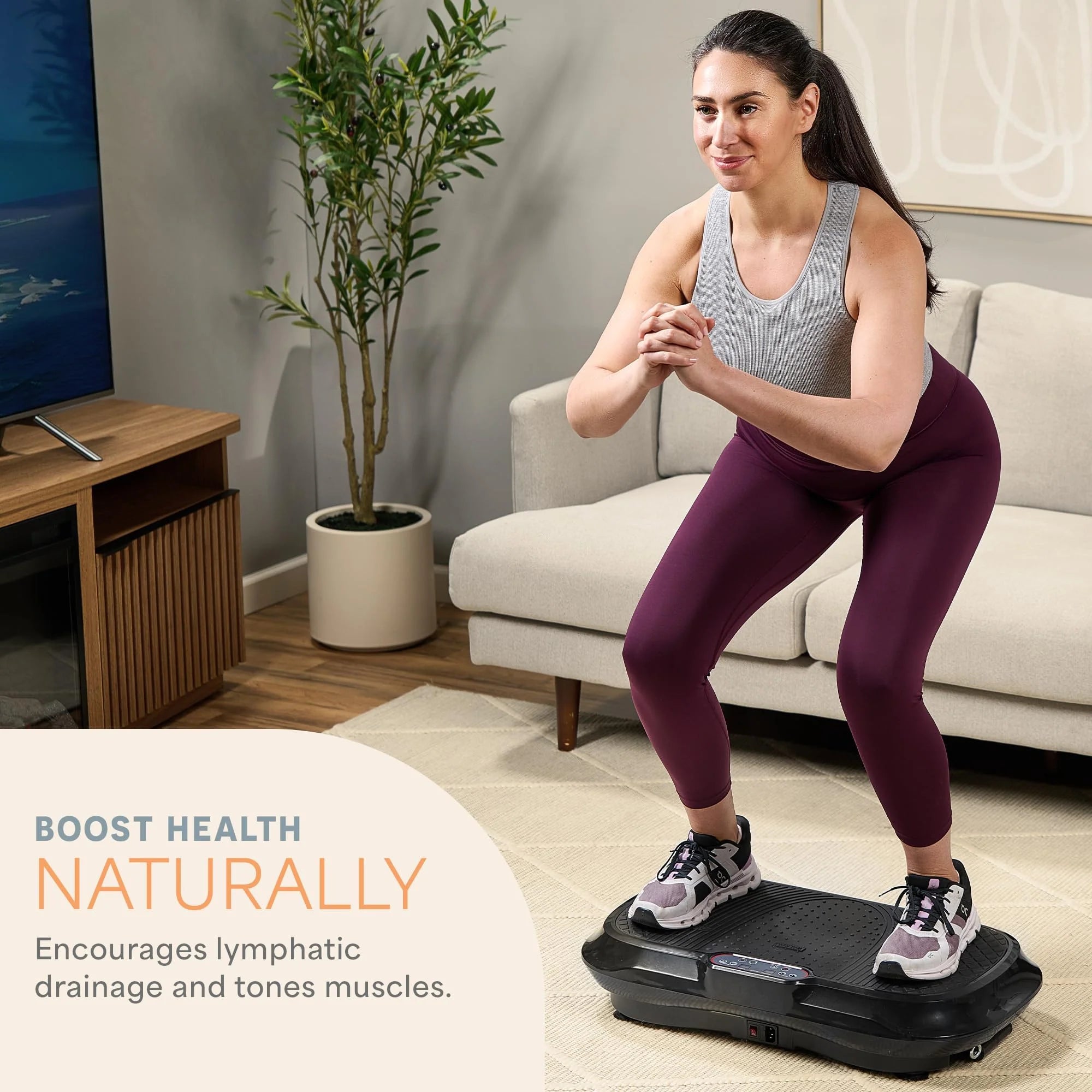 Vibration Plate do Lymphatic Drainage i Workout