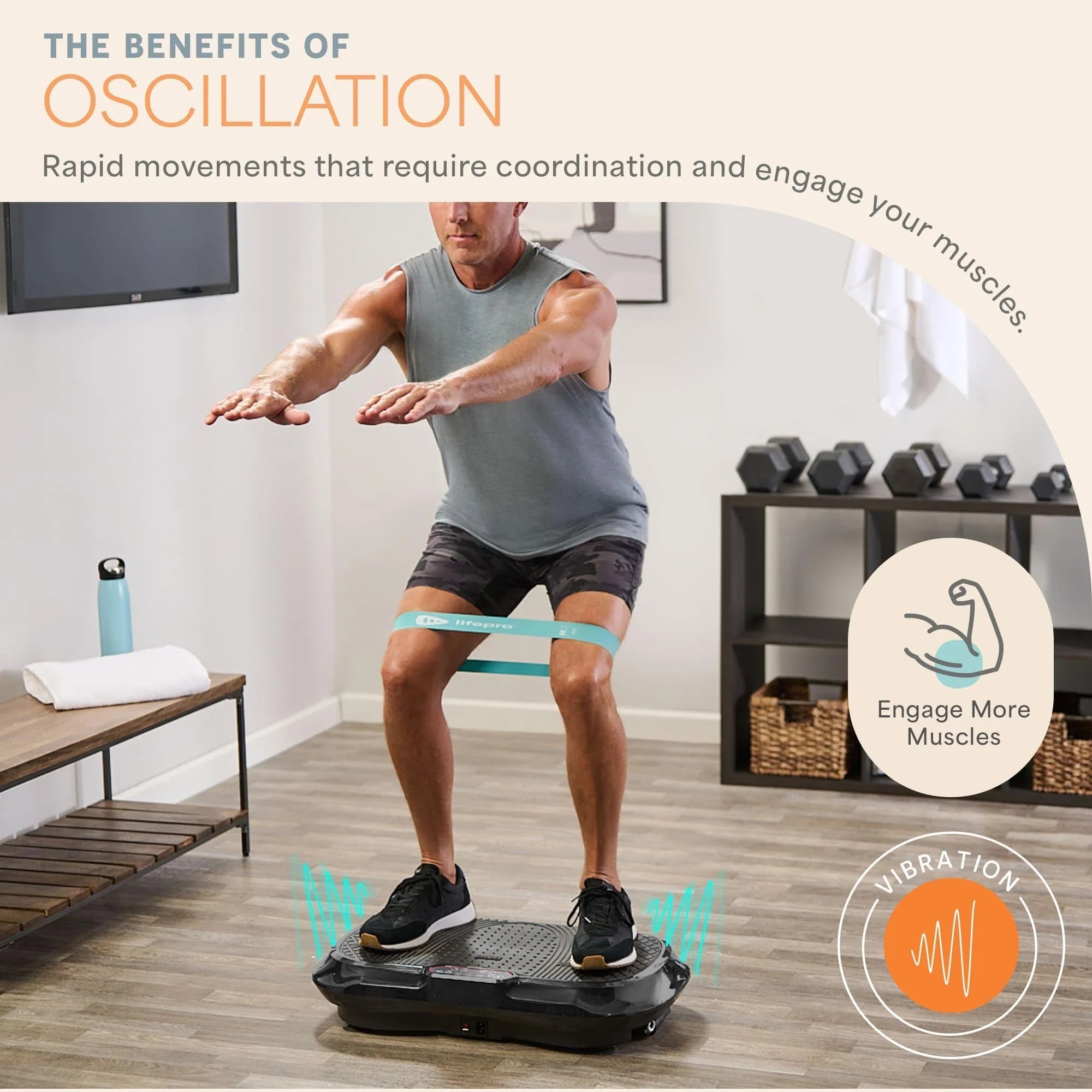 Vibration Plate do Lymphatic Drainage i Workout