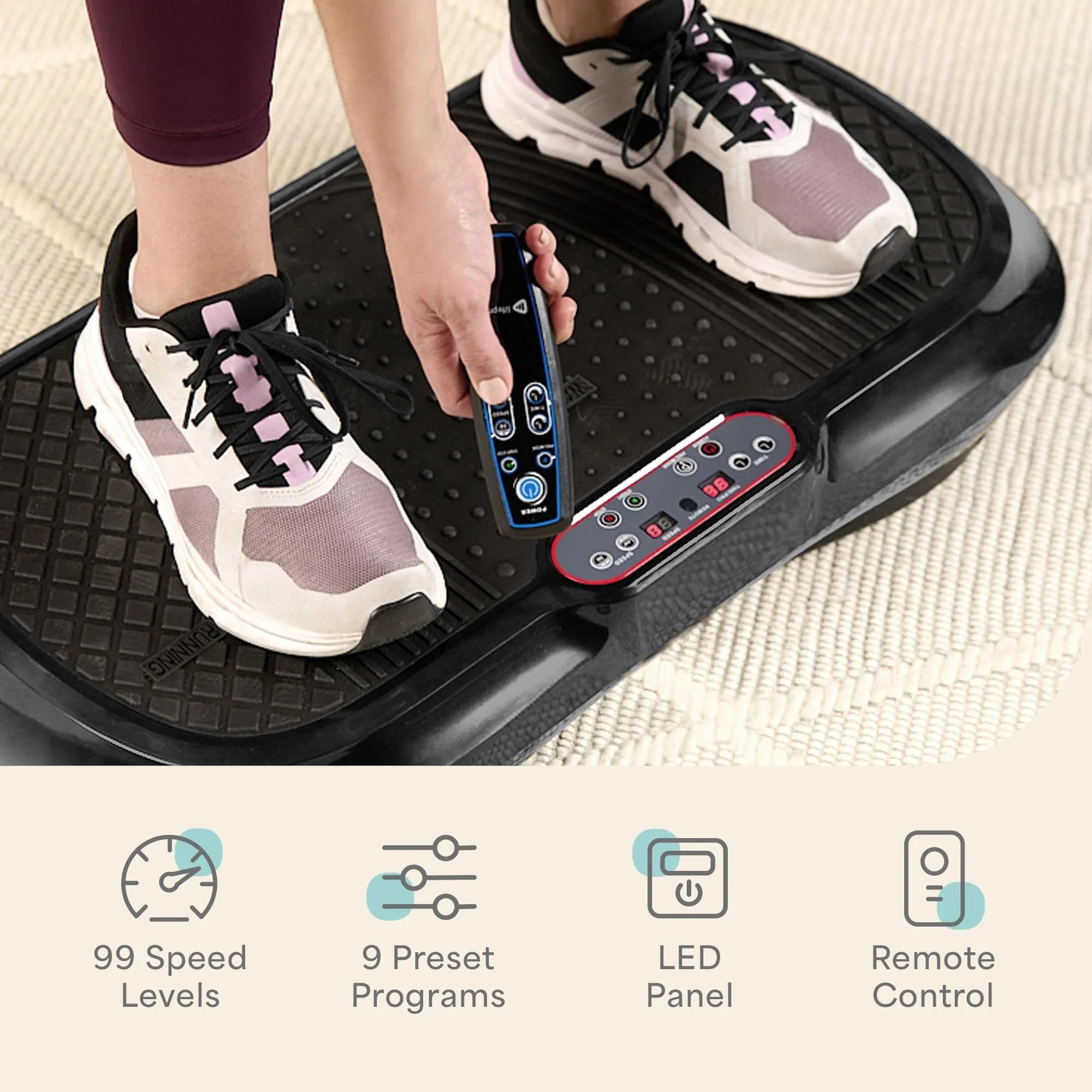 Vibration Plate do Lymphatic Drainage i Workout