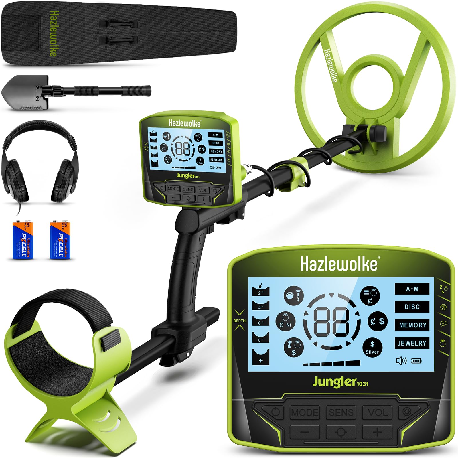 1787570334_I9oferCy Metal do doroslych Detector, 5 Modes, 10-cali Coil