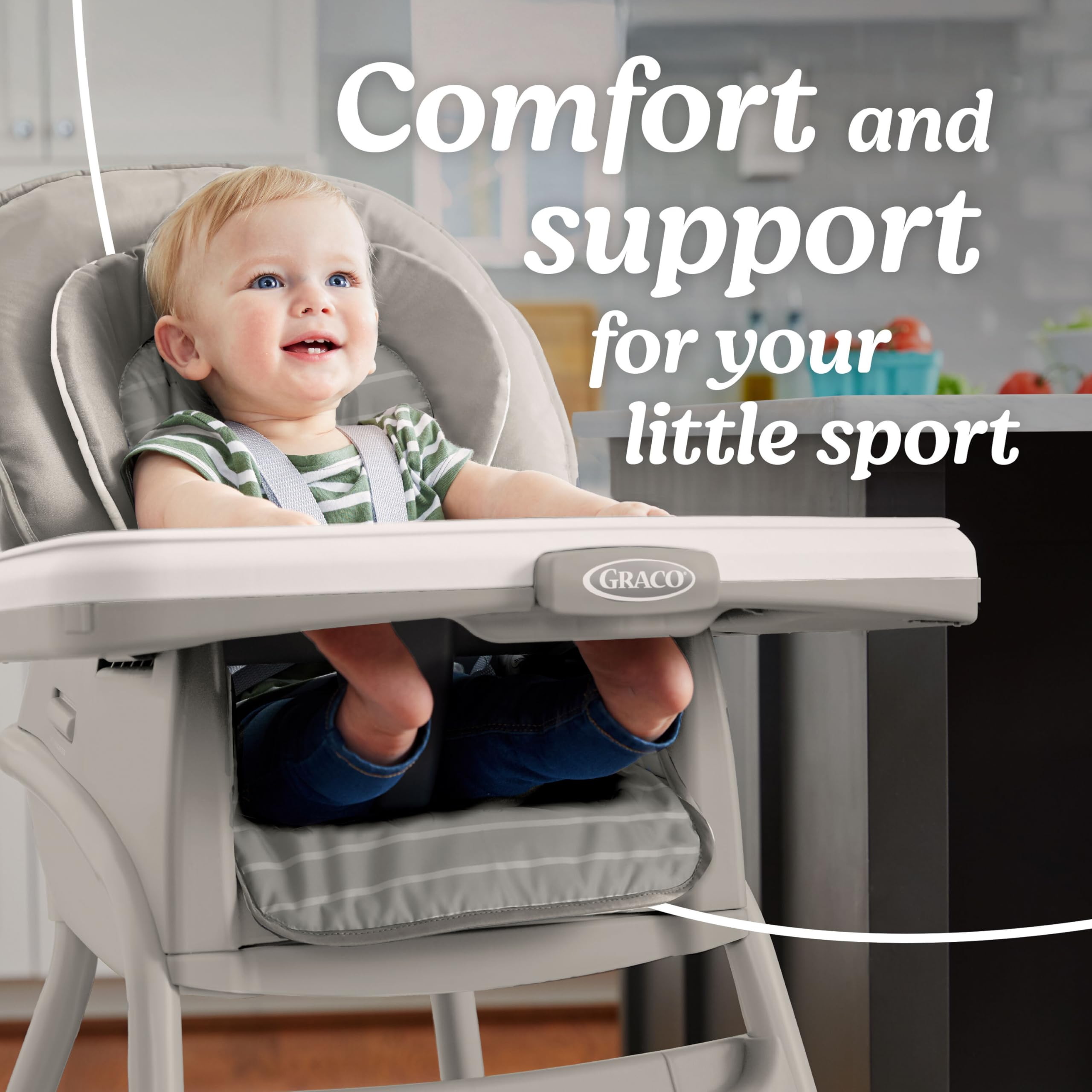 Table2Table Lx 6-in-1 Highchair z Tray i Support