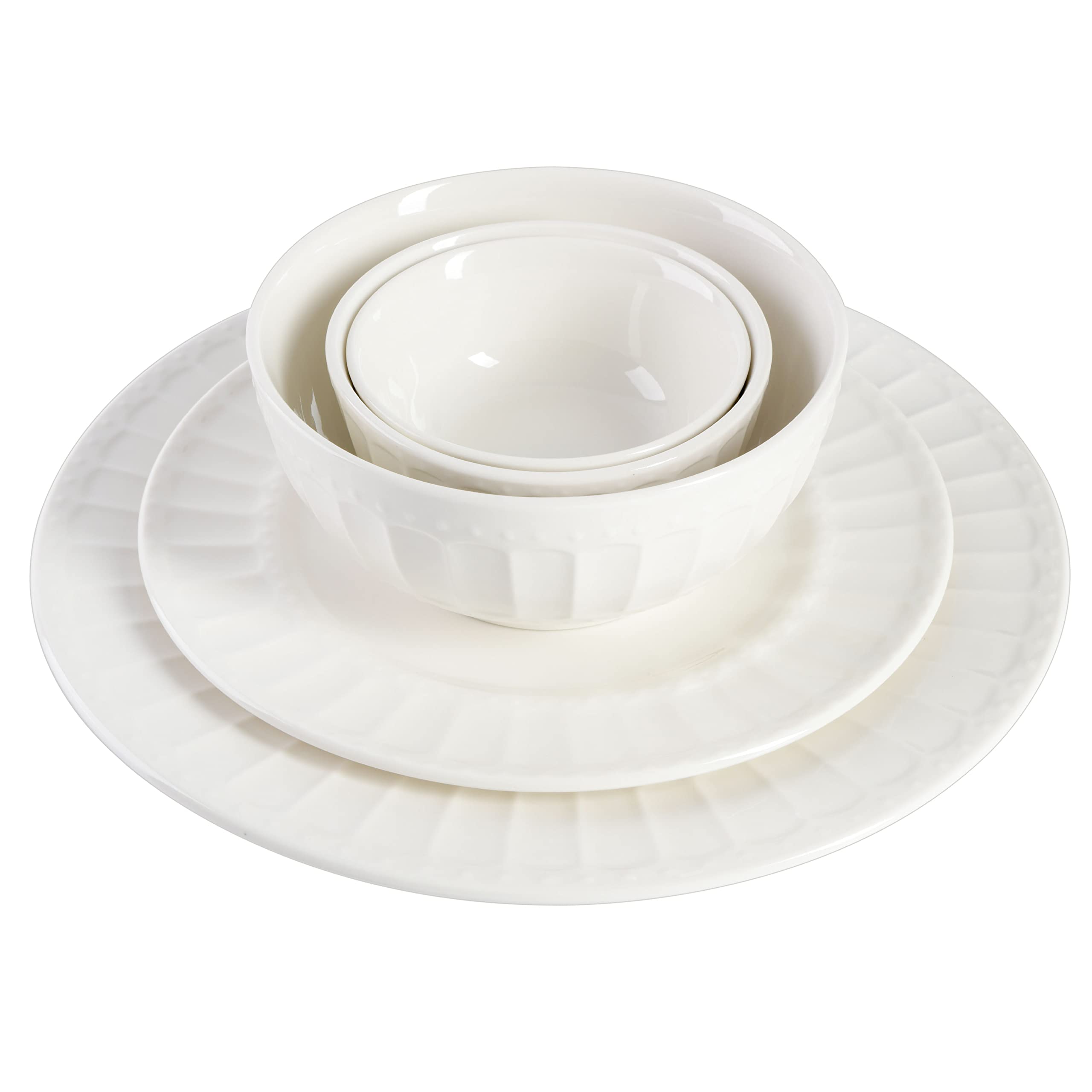 Domowy Zen Buffet Porcelain Dinnerware zestaw, do 8 (40szt.)