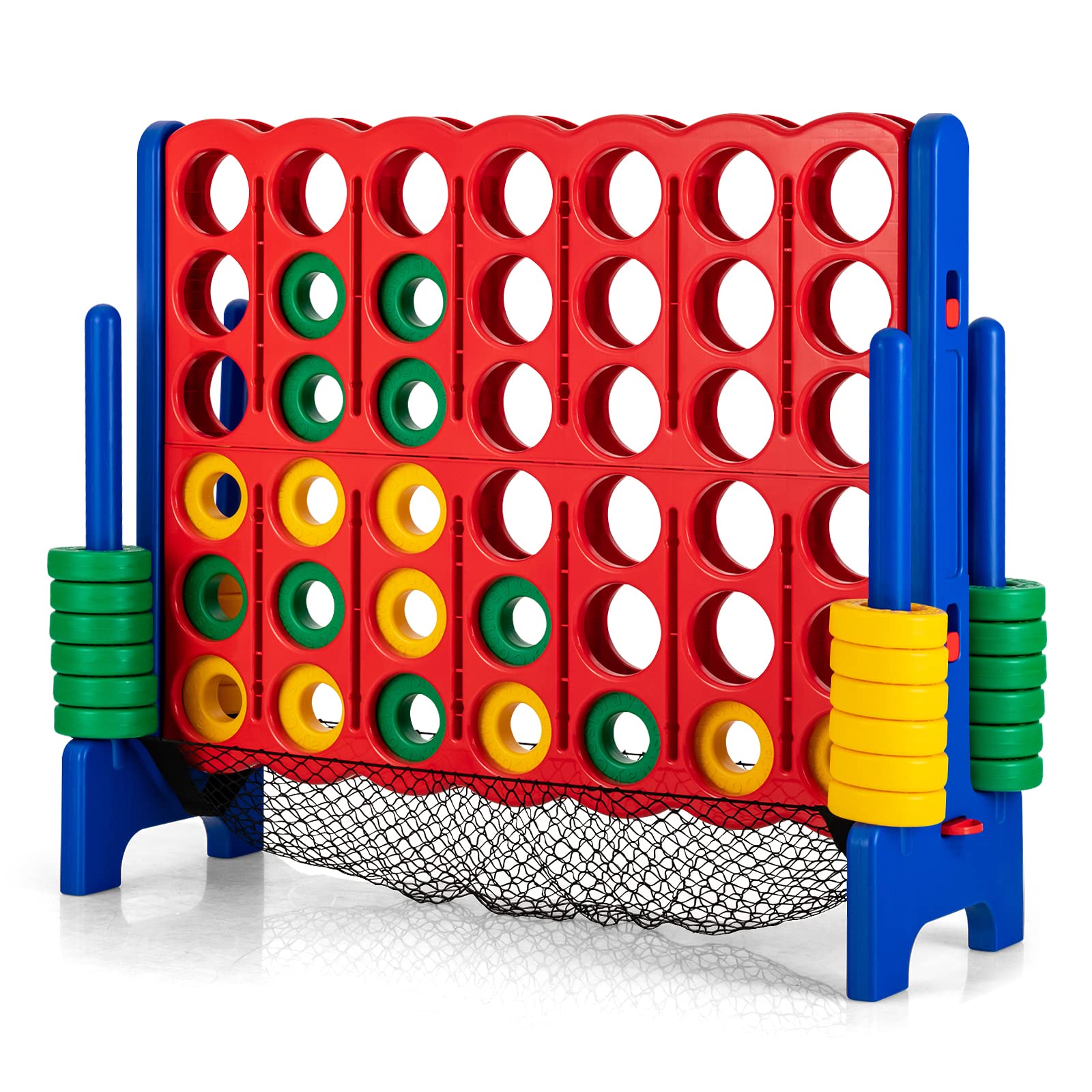 Gra, Giant 4-in-A-Row, zestaw, do dla dzieci i doroslych