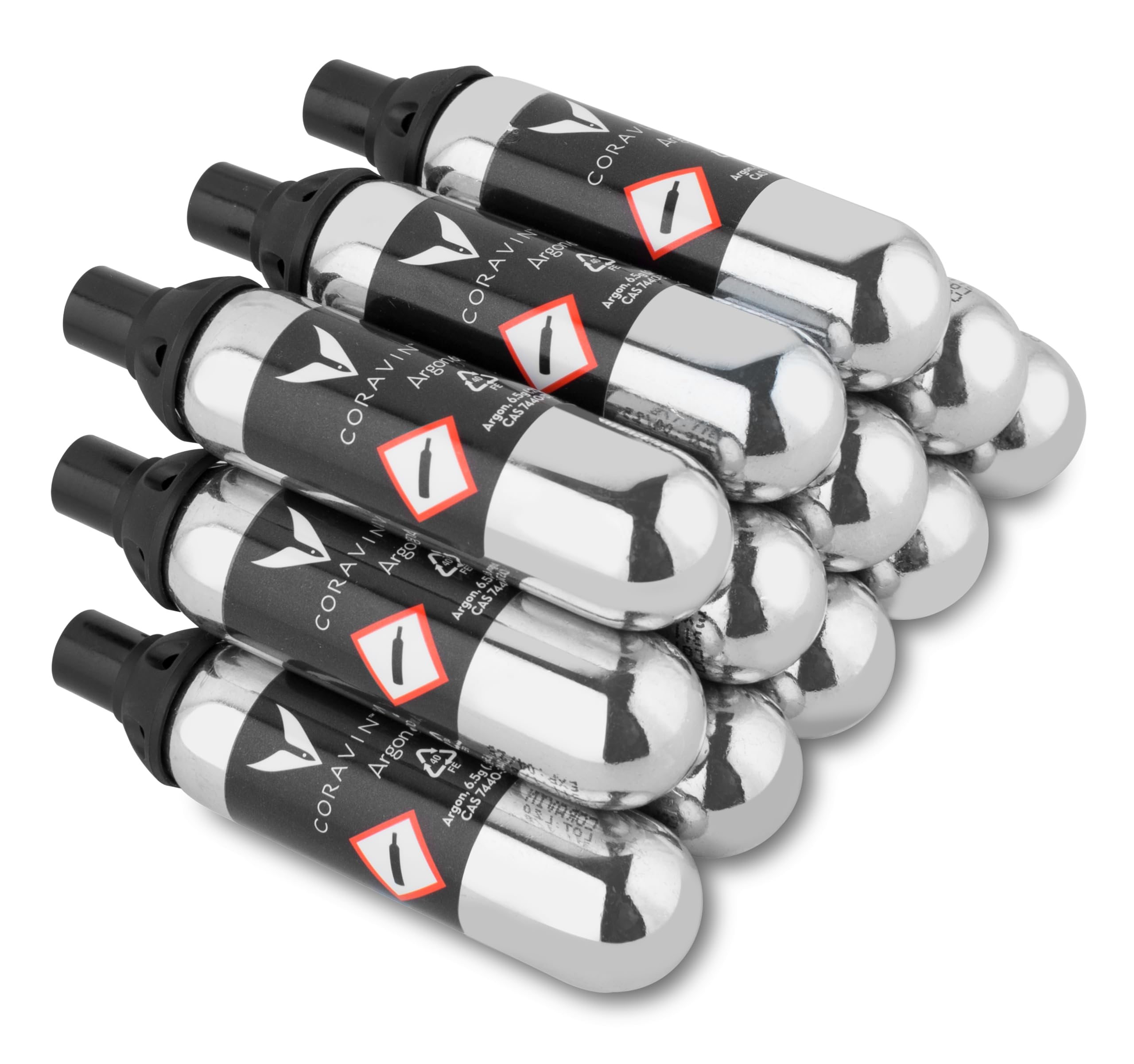 Pure Argon Capsules, 12 pakiet Wine gazowy Cartridges