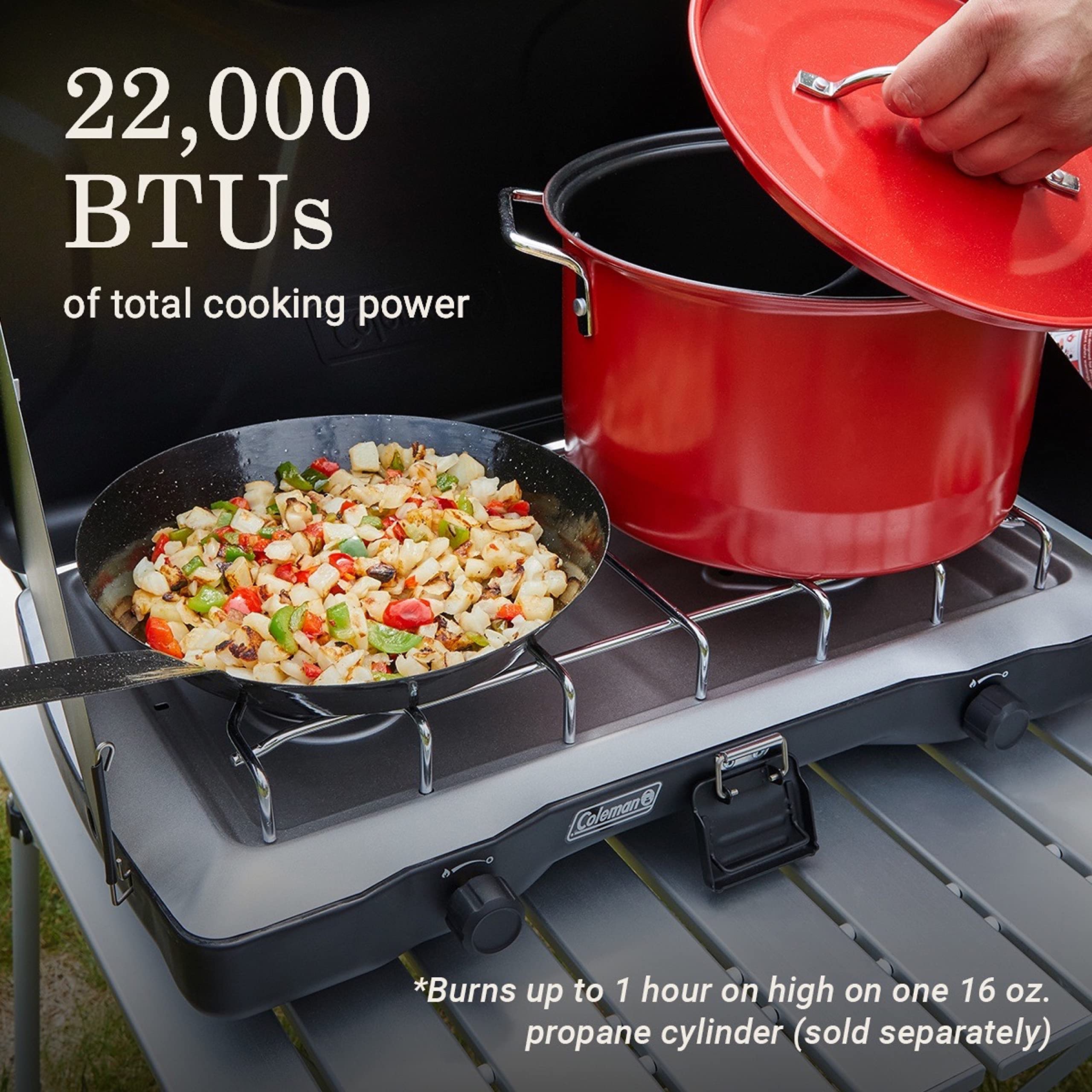 Triton przenośny 2-palnik propanowy kempingowy Stove