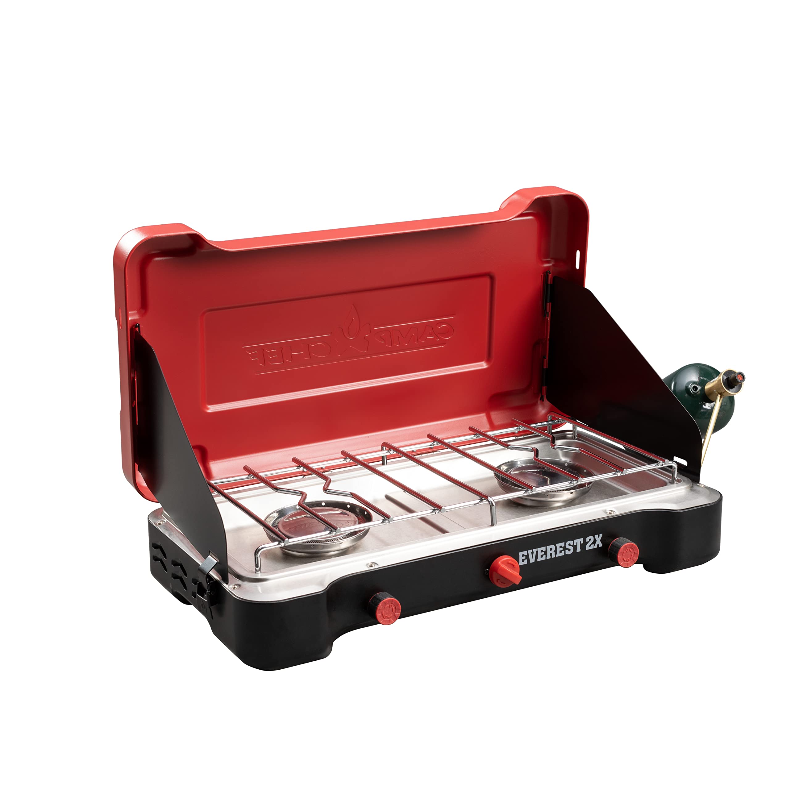 Chef wysoki Output Two-burner Camp Stove, 20,000 BTU Burners