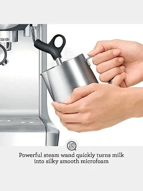 1787579704_p7MBSNLS Espresso Machine - Barista Express BES870XL - Brushed Stainless Steel, Manual, Built-in Grinder, 67 Oz Water Tank