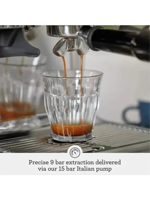 1787579707_UrQnLecp Espresso Machine - Barista Express BES870XL - Brushed Stainless Steel, Manual, Built-in Grinder, 67 Oz Water Tank