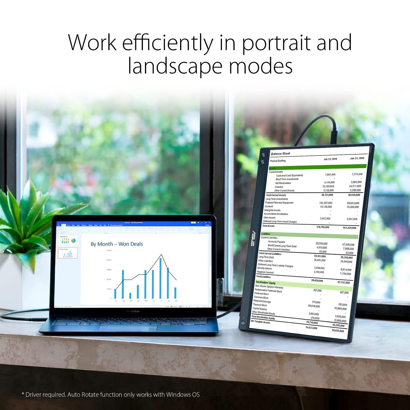 Zenscreen 15.6 przenośny 1080P monitor, USB-C