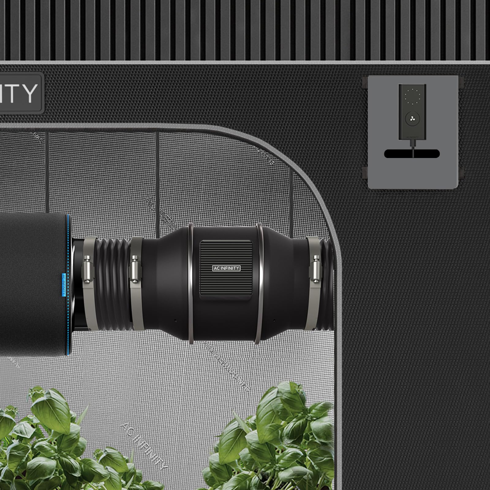 Cloudline Pro S6 Inline Duct wentylator z Controller