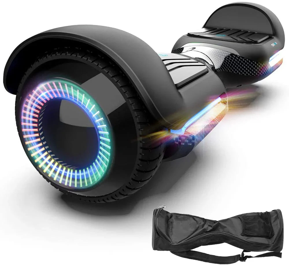 6.5 Inch Swift, Featuring Flashed Wheel Smart Self Balanceing Scooter with Music Speaker App-enabled Hoverboard UL2272 Certificated
