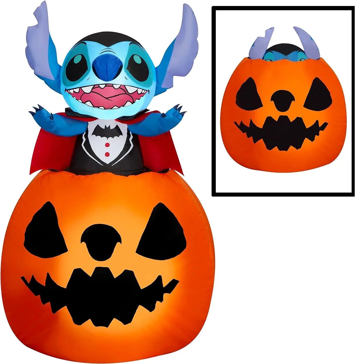 Animated Vampire Stitch Pumpkin Halloween ogrodowy Decoration