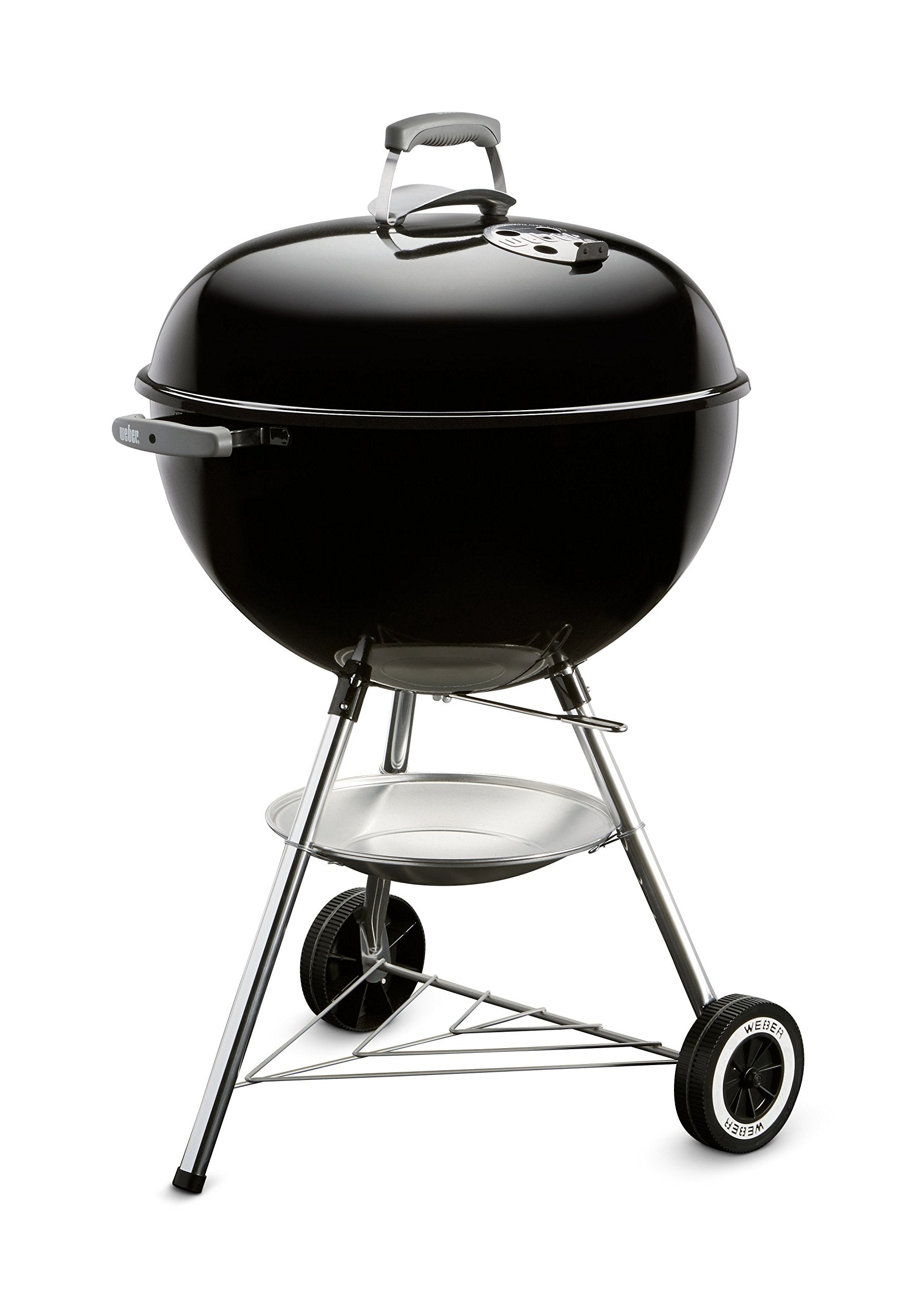 Charcoal grill, oryginalny Kettle, 22-cali czarny