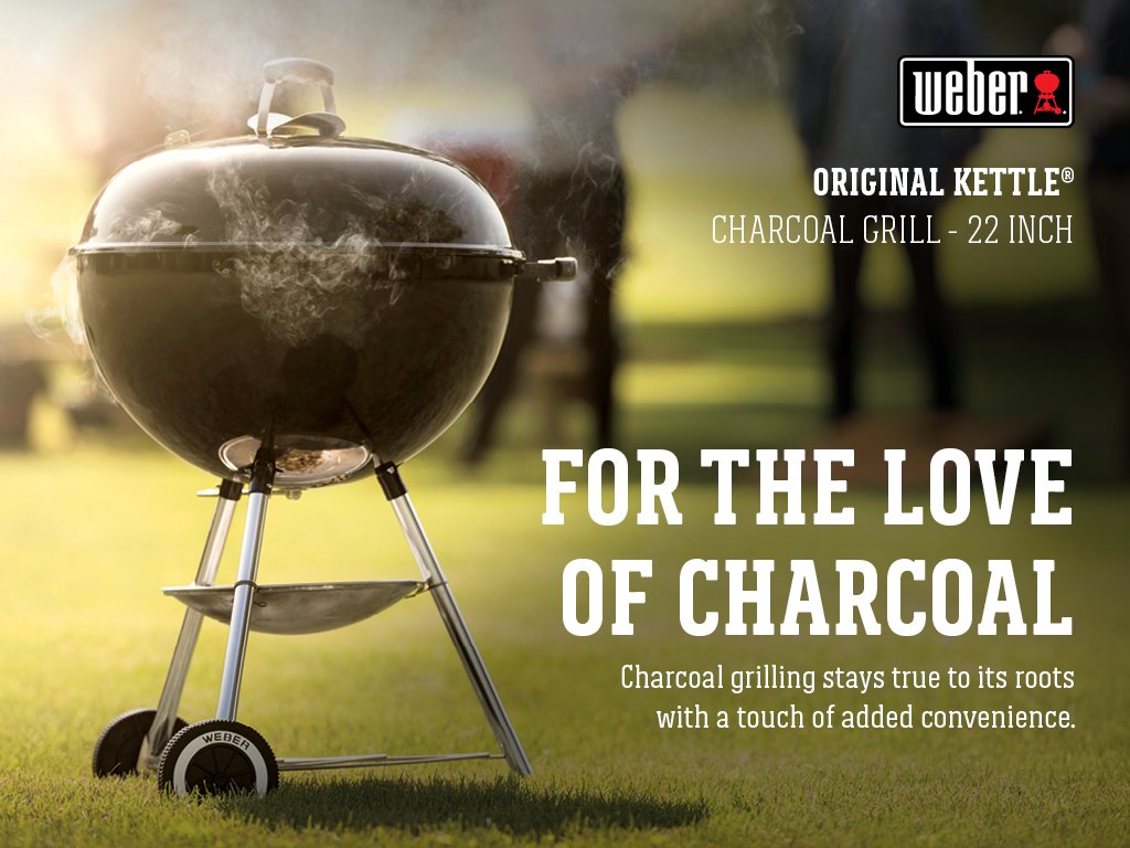 1787588459_aStNiMji Charcoal grill, oryginalny Kettle, 22-cali czarny