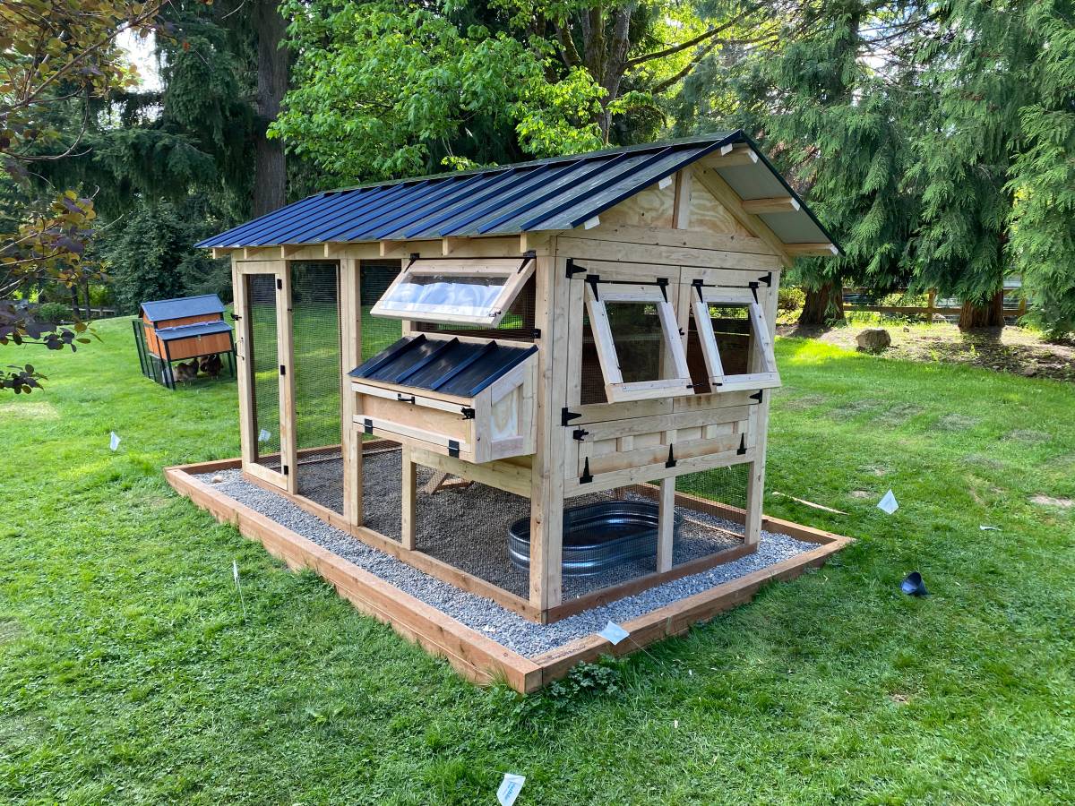 Walk dla kur Coop, 6-ft X 12-ft X 7.5-ft zewnętrzny Poultry Run