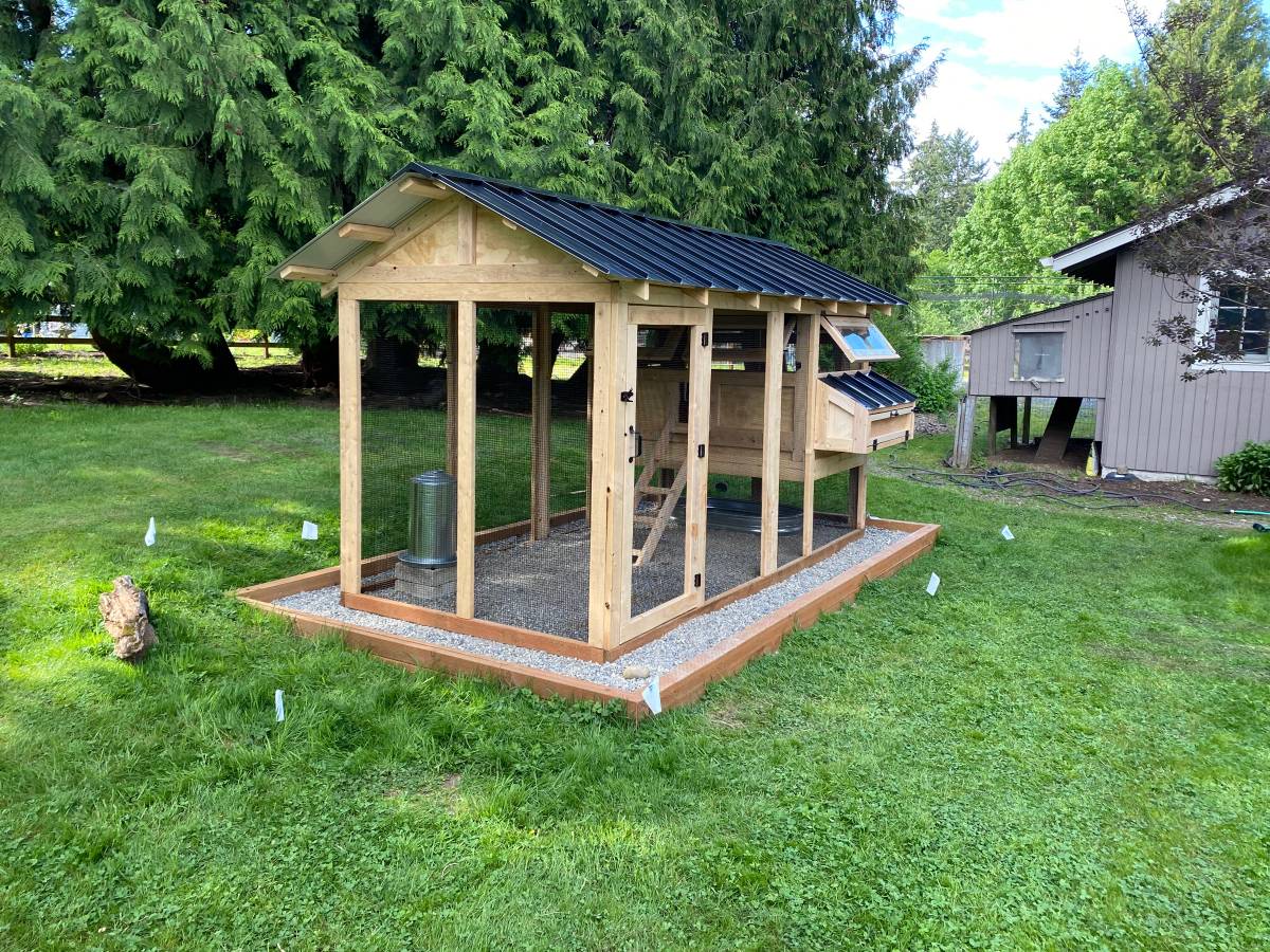 Walk dla kur Coop, 6-ft X 12-ft X 7.5-ft zewnętrzny Poultry Run