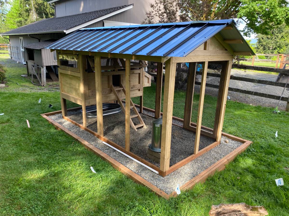 Walk dla kur Coop, 6-ft X 12-ft X 7.5-ft zewnętrzny Poultry Run