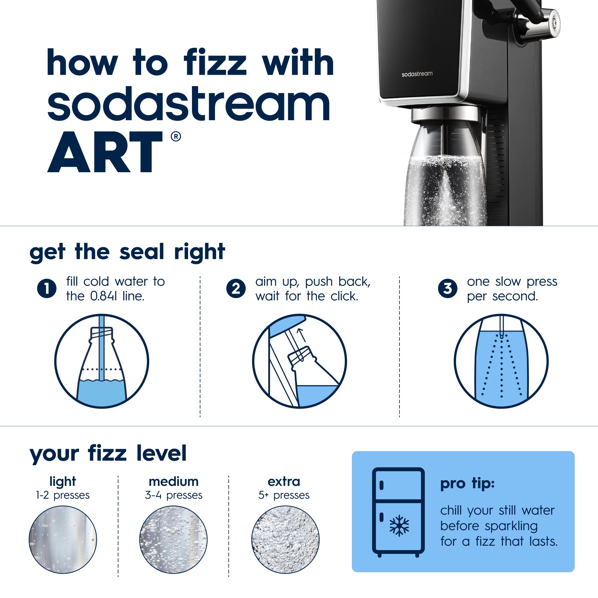 Sparkling wody Maker zestaw Art z CO2 Cylinders