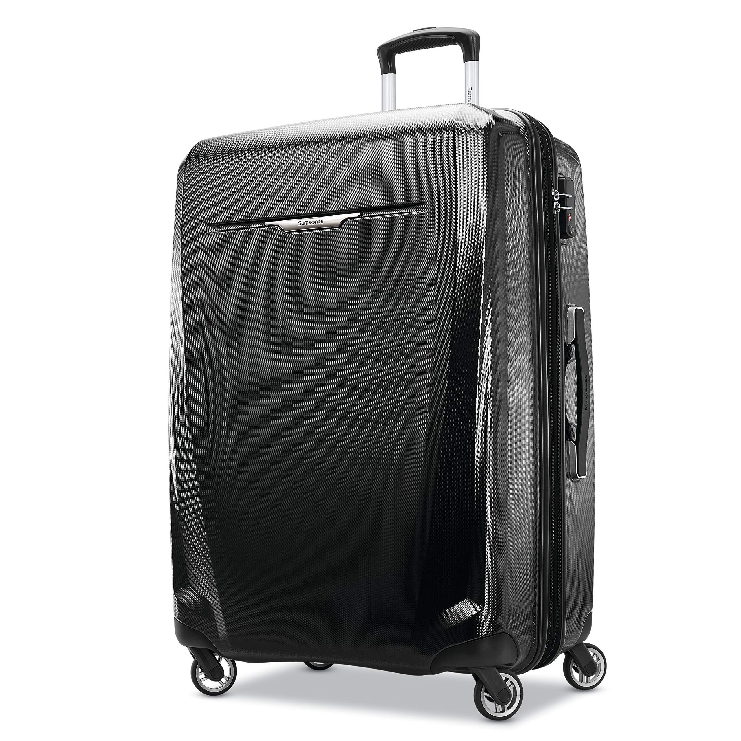 Winfield 3 Dlx Expandable czarny bagaz, 28-cali
