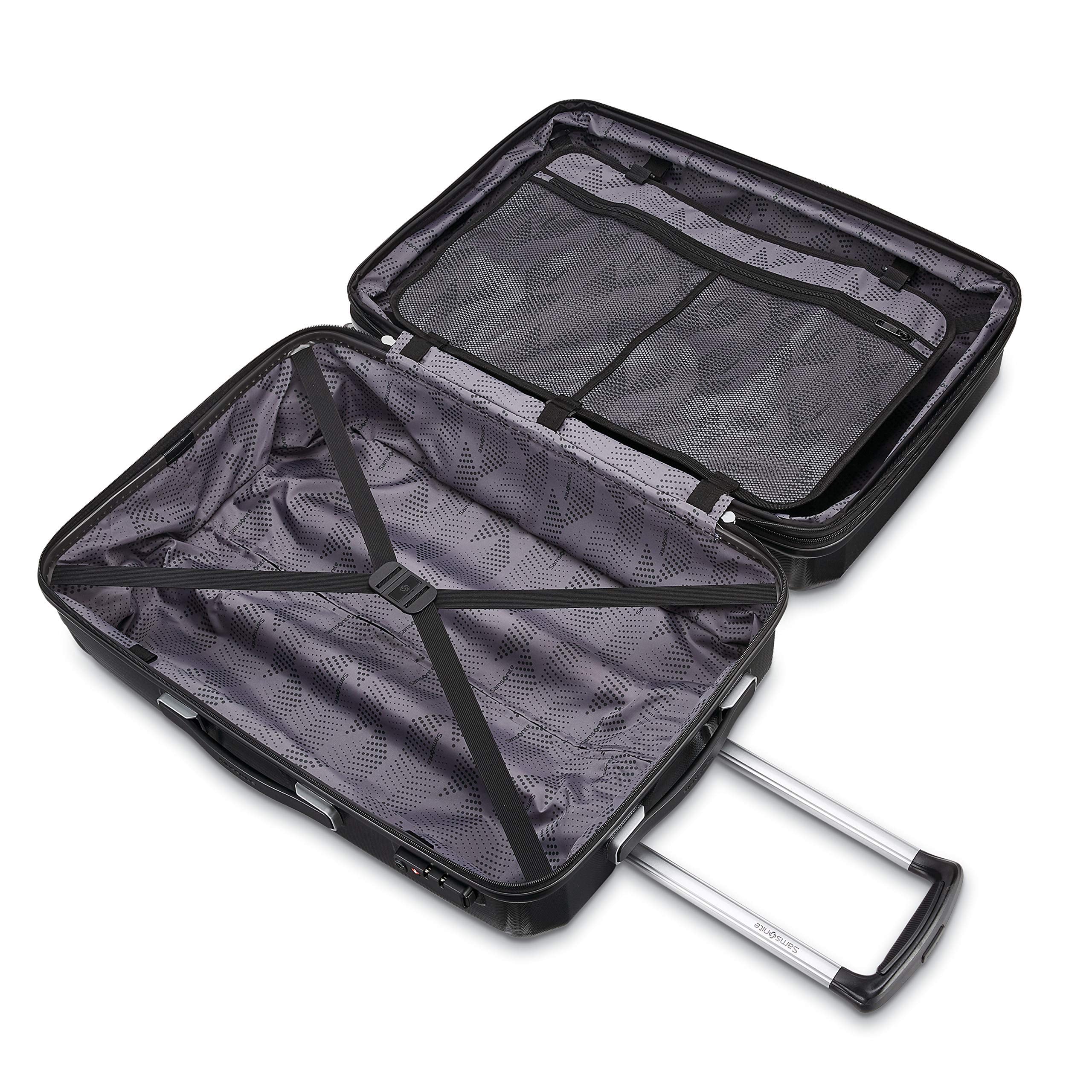 Winfield 3 Dlx Expandable czarny bagaz, 28-cali