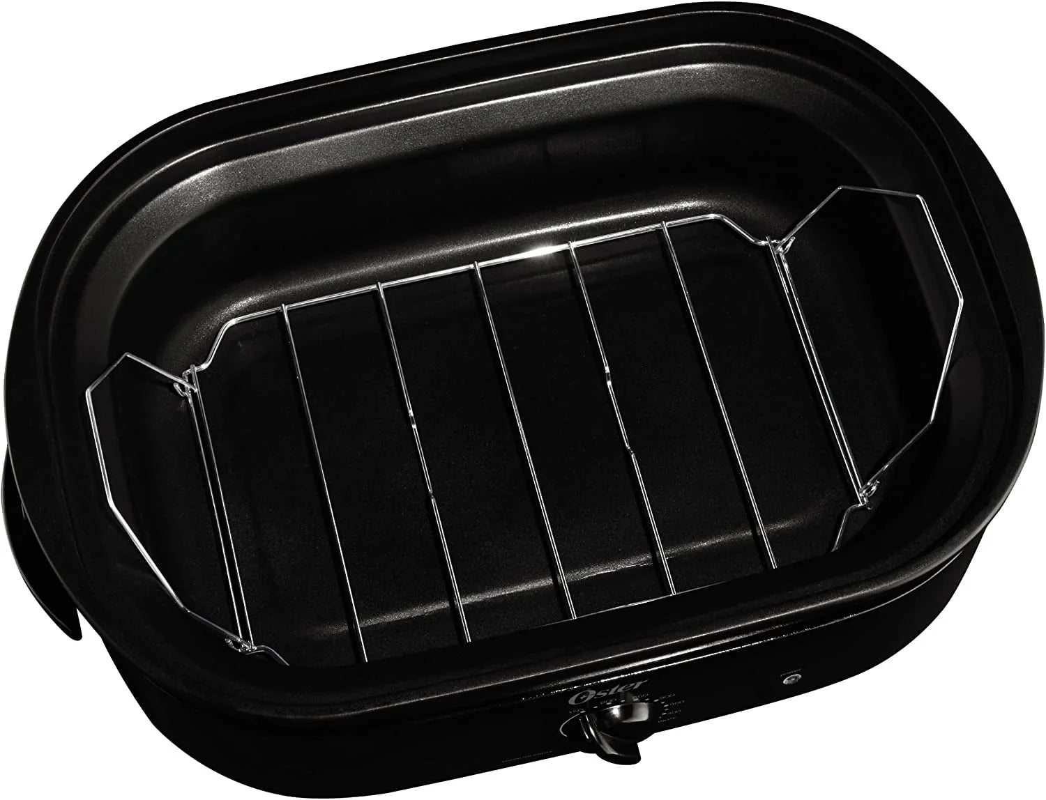 Oven - 22-Quart Stainless Steel Roaster - Fits 22-lb Turkey, Baking and Roasting, Easy Clean, CKSTRS23