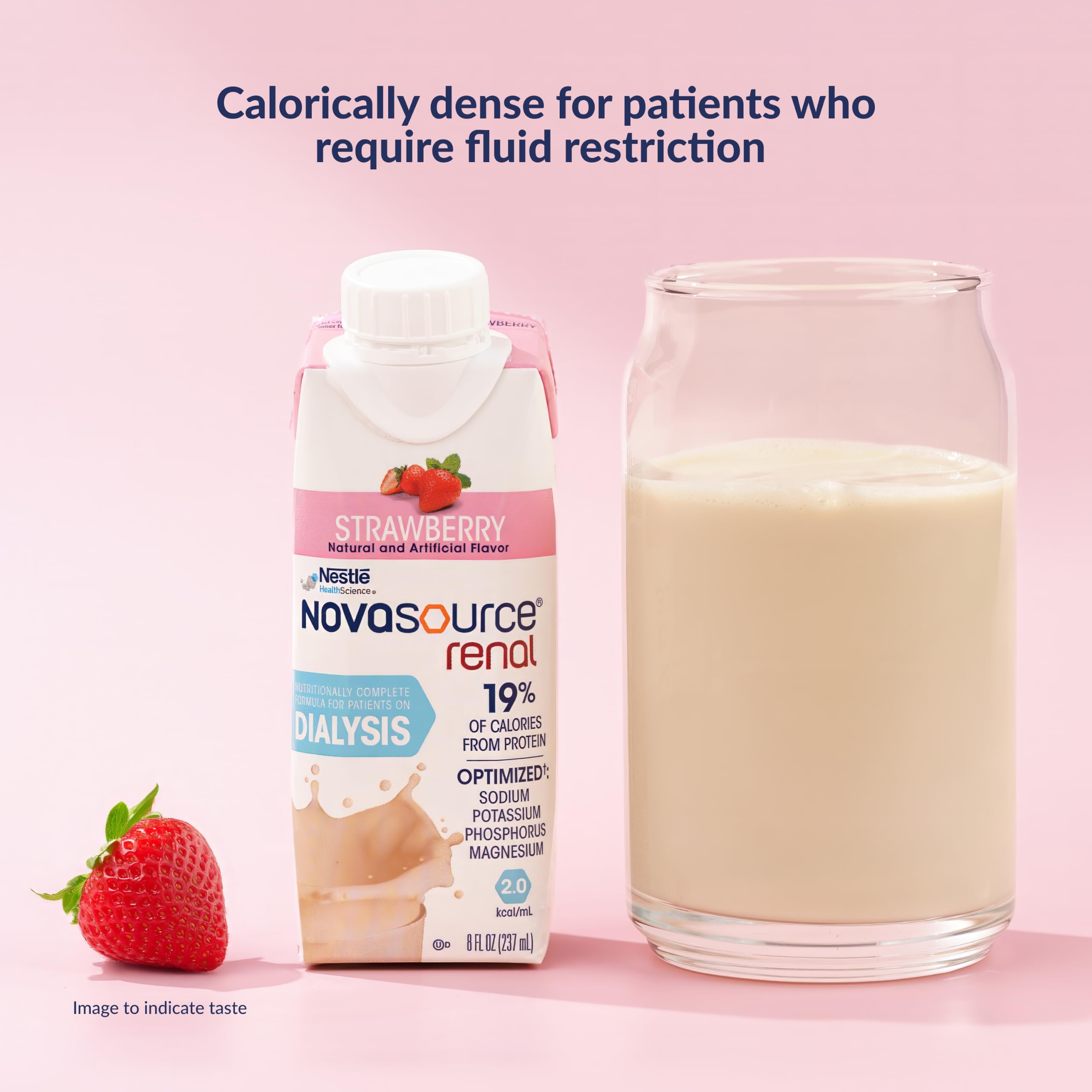 Nutritional Formula, Renal, Strawberry 8 Oz