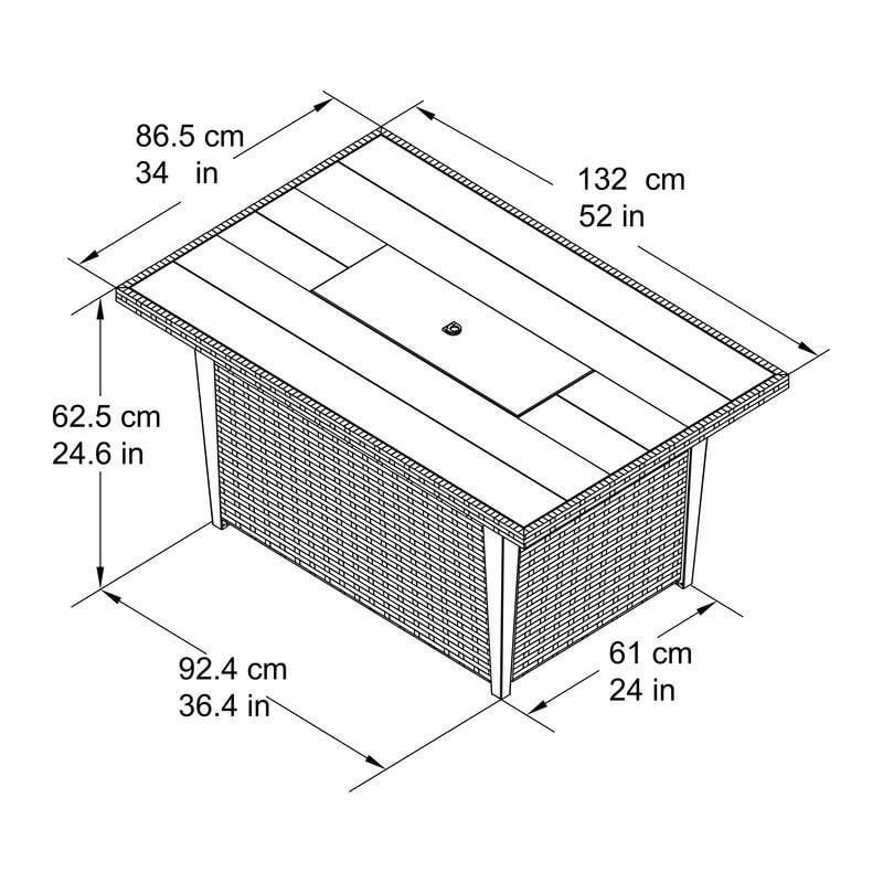 Stewart metal 4-osobowy Seating Group z Cushions