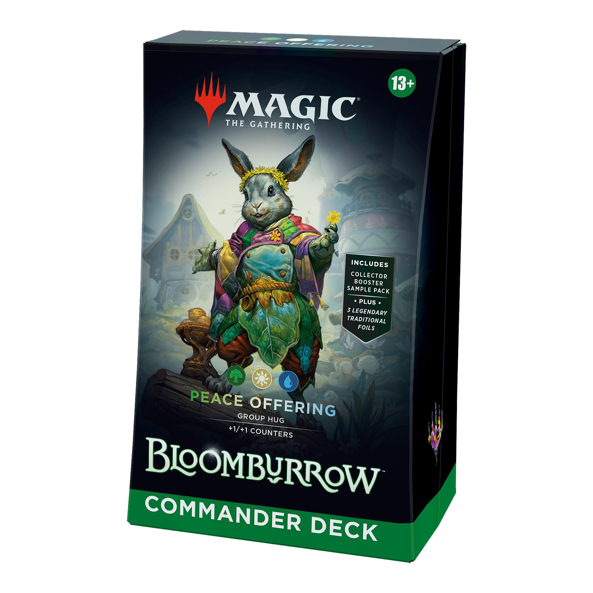 Magic z Gathering Bloomburrow Commander platforma, Peace Offering zestaw