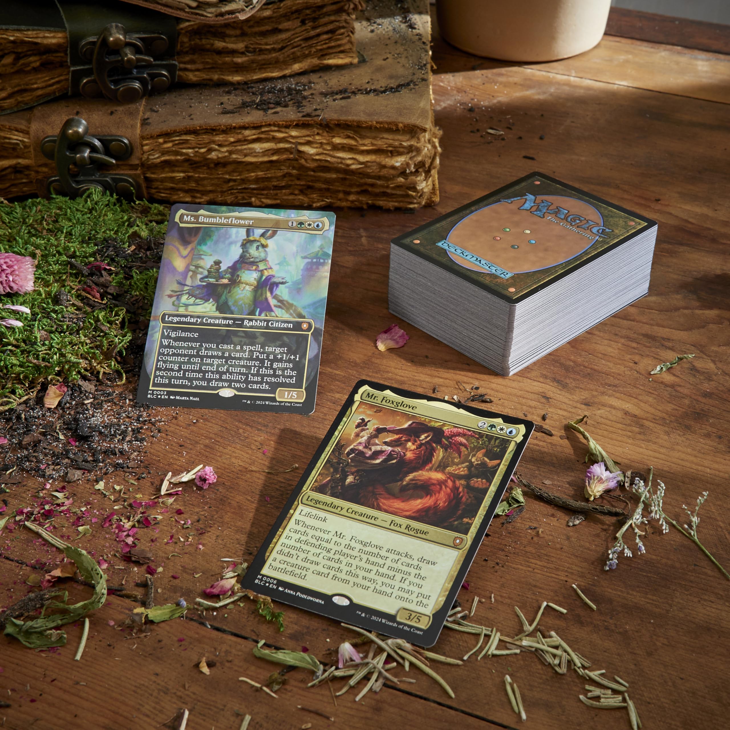 Magic z Gathering Bloomburrow Commander platforma, Peace Offering zestaw