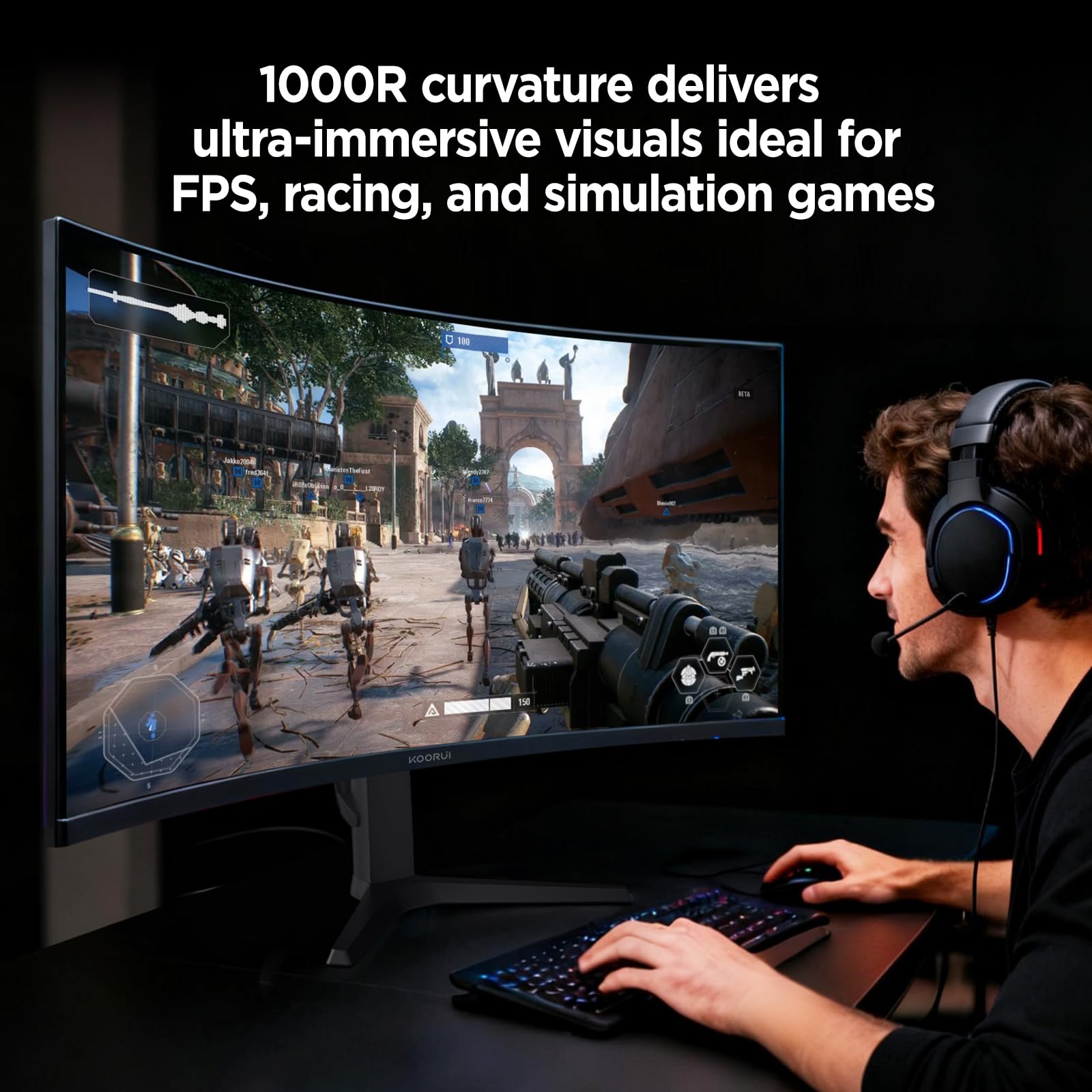 1787602535_JEDKpHos Gamingowy monitor, 34-cali Curved Ultrawide, 3440 X 1440
