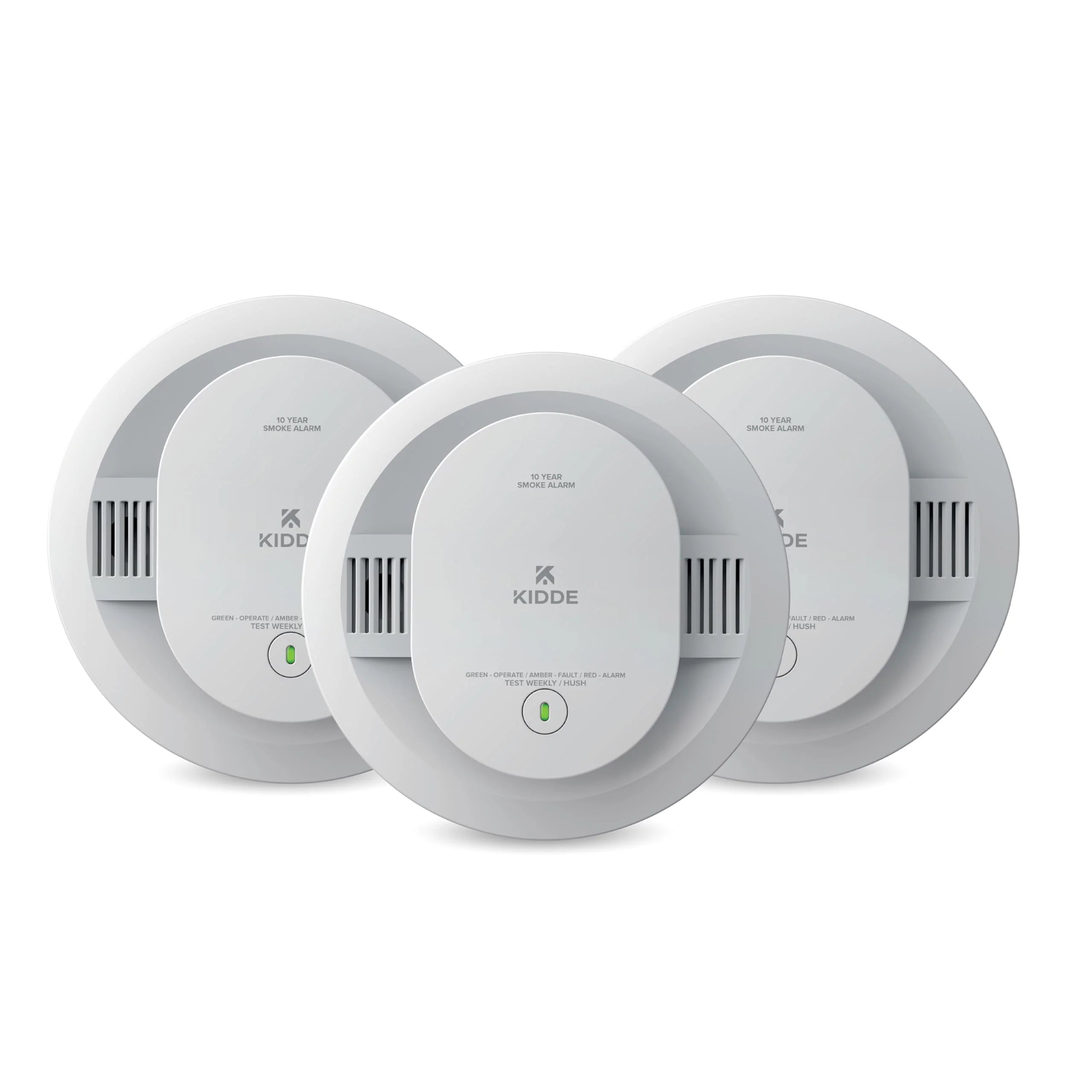 1787602849_OqMEmLoD 10-Year akumulator Smoke Detector, LED, 85 Db, 3 pakiet
