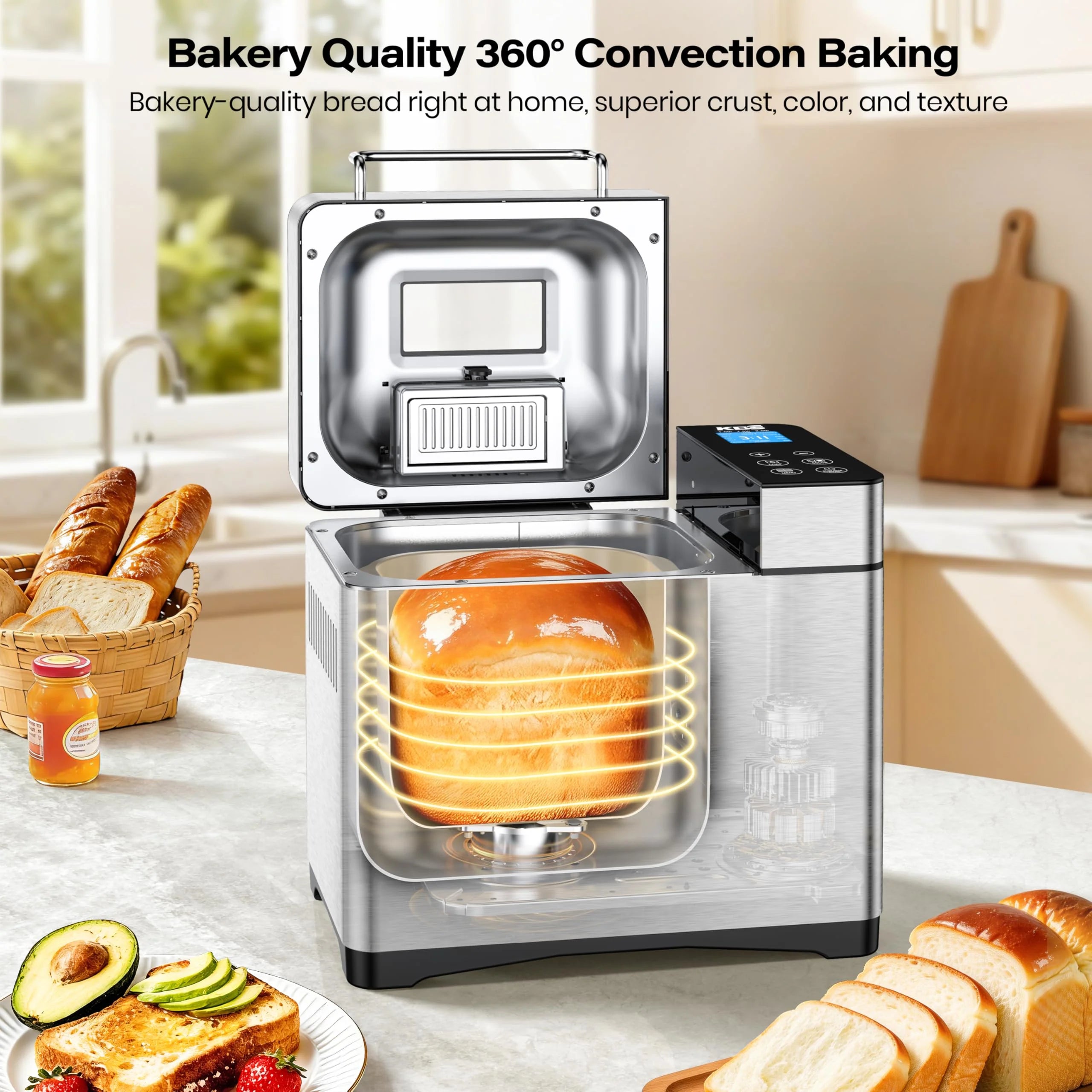 Pro 710W Bread Maker, 17-in-1 smart Bread maszyna