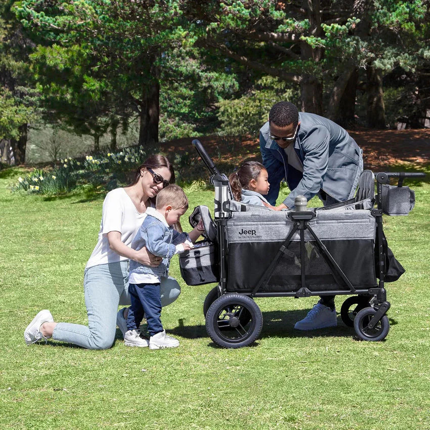 Stroller, deluxe 4 Seater, Wagon premium Quad Stroller Wagon