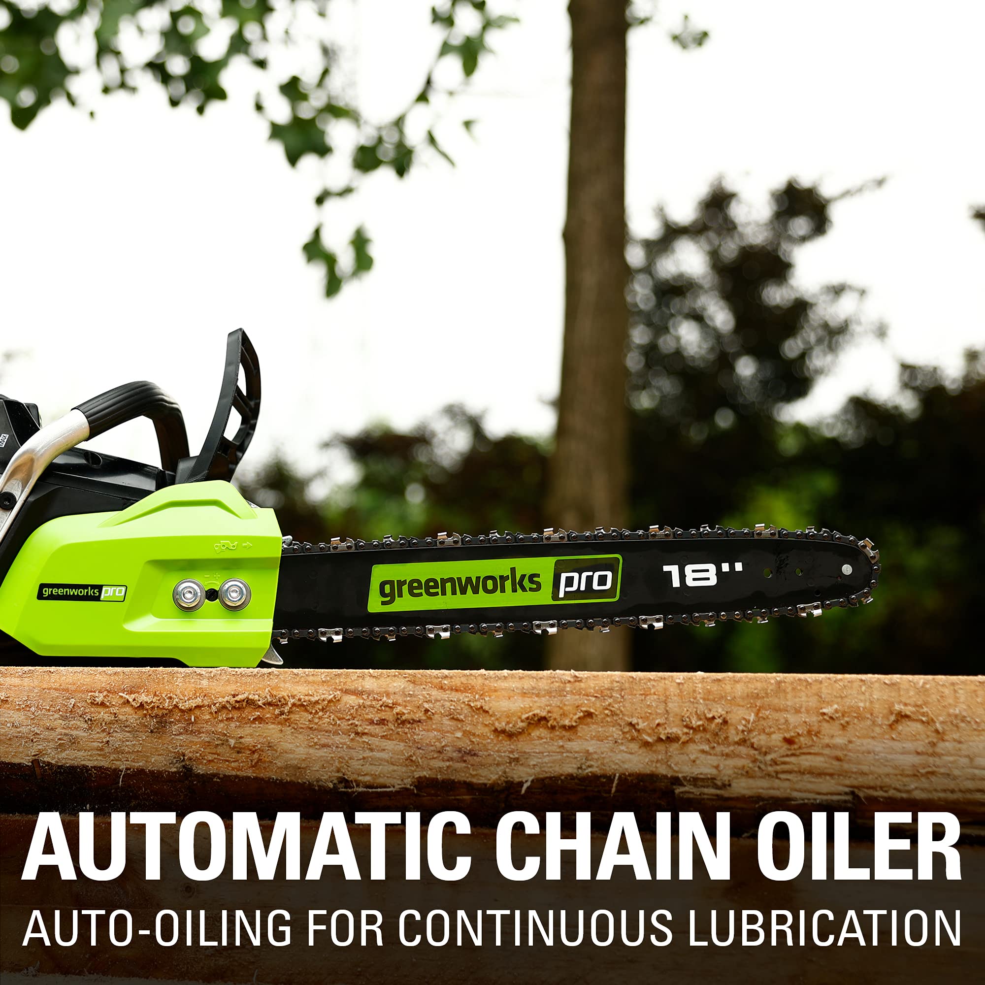80V Brushless bezprzewodowy pila lancuchowa, 18 Cutting moc