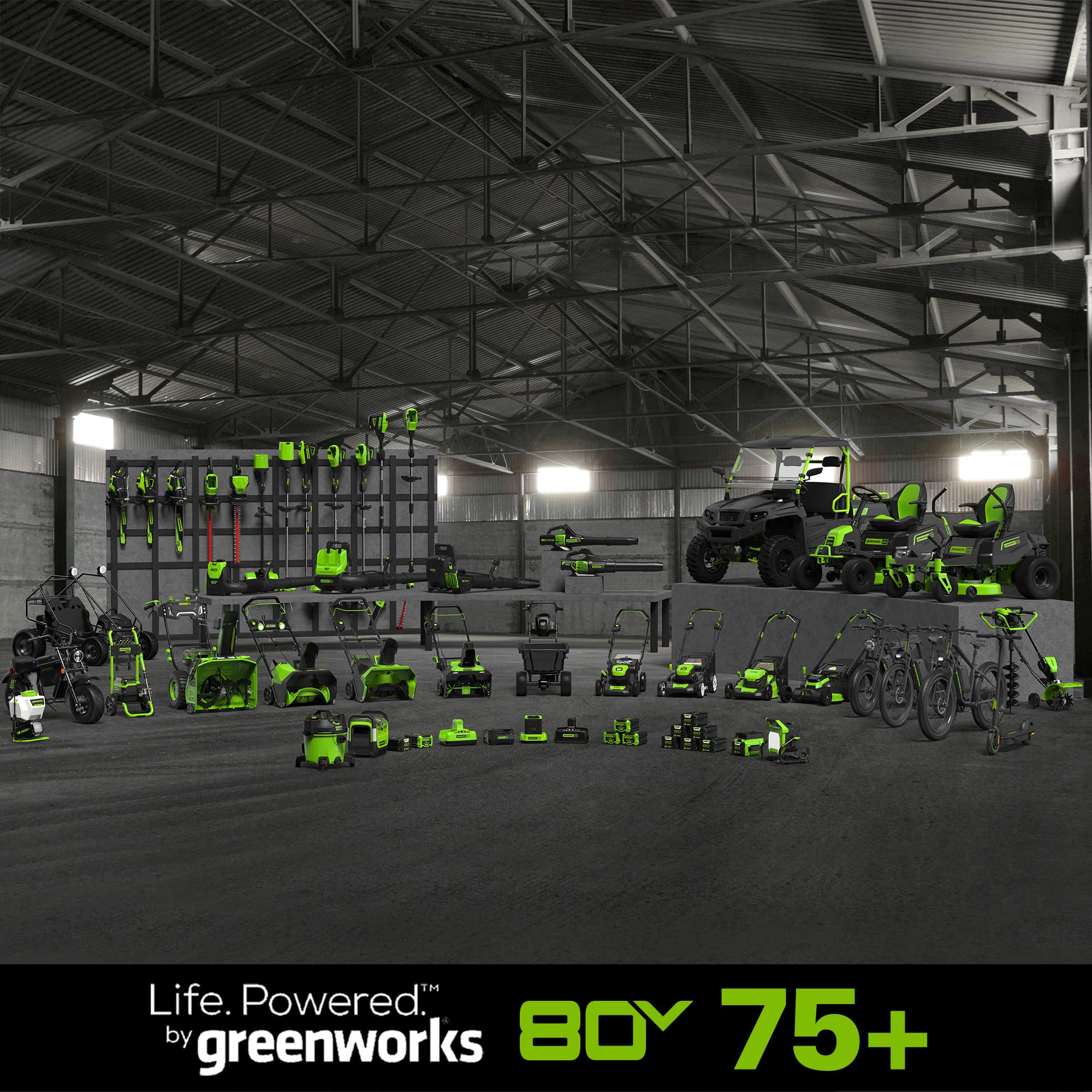 80V Brushless bezprzewodowy pila lancuchowa, 18 Cutting moc