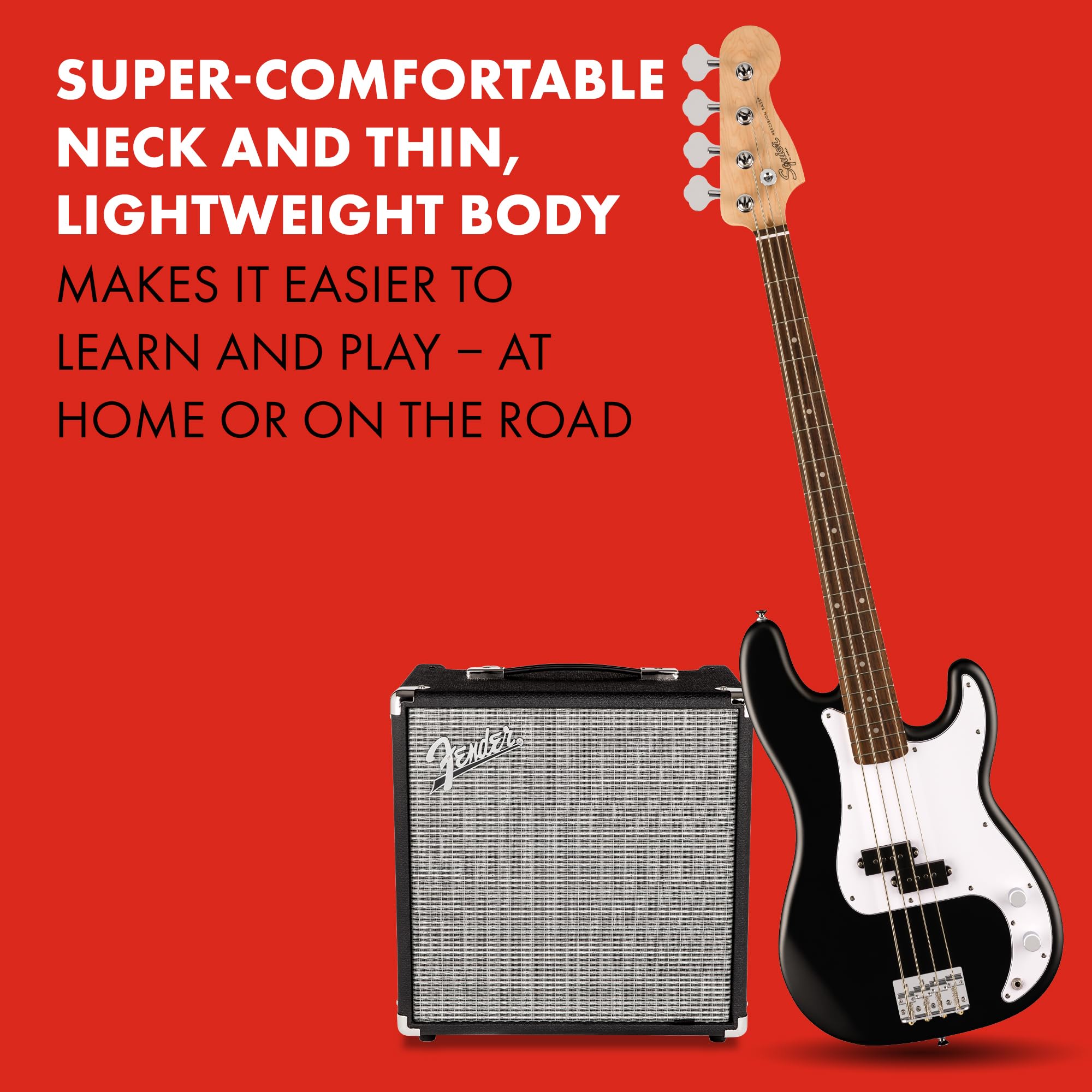 Debut seria Precision Bass Guitar, czarny