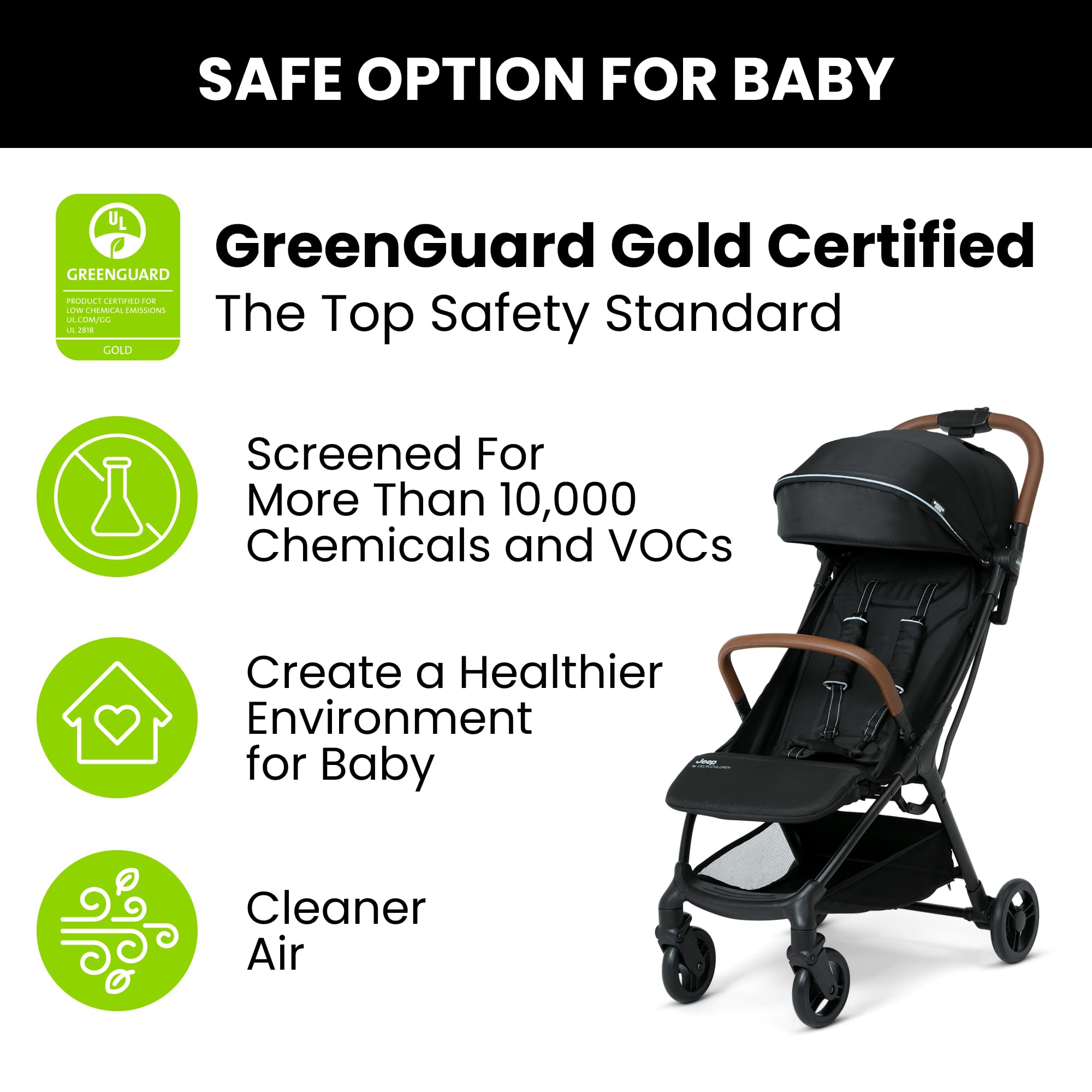 Altitude kompaktowy podrozny Stroller, lekki i łatwy Fold