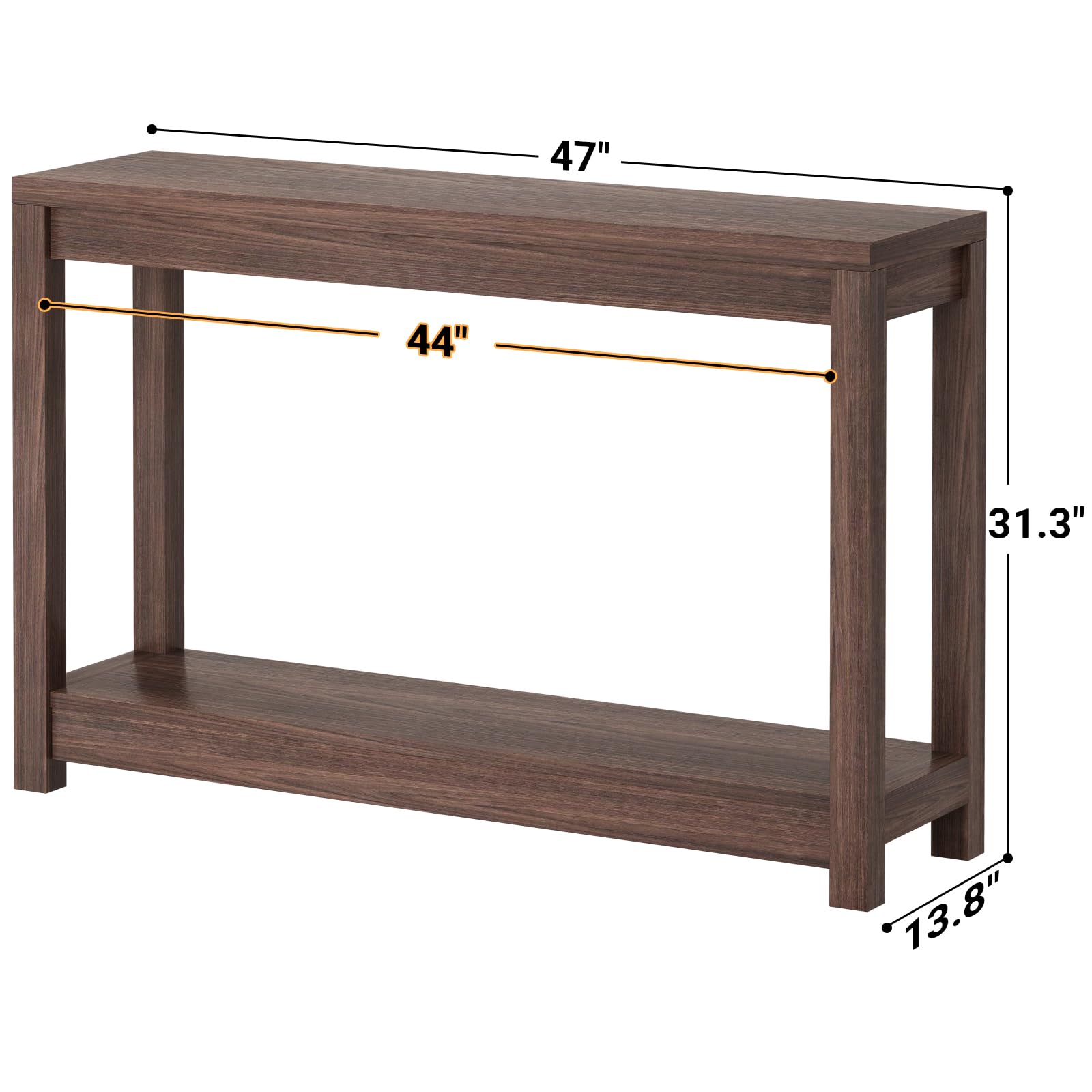 1787612381_b9T3aJGS 47 Farmhouse drewno Console stol z magazynowy półki
